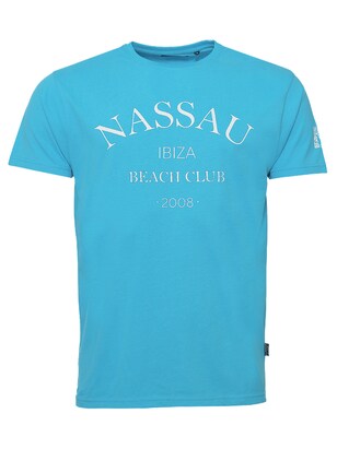 NASSAU Beach Club Shirt ‘ NB231044 ‘ Aqua / Wit