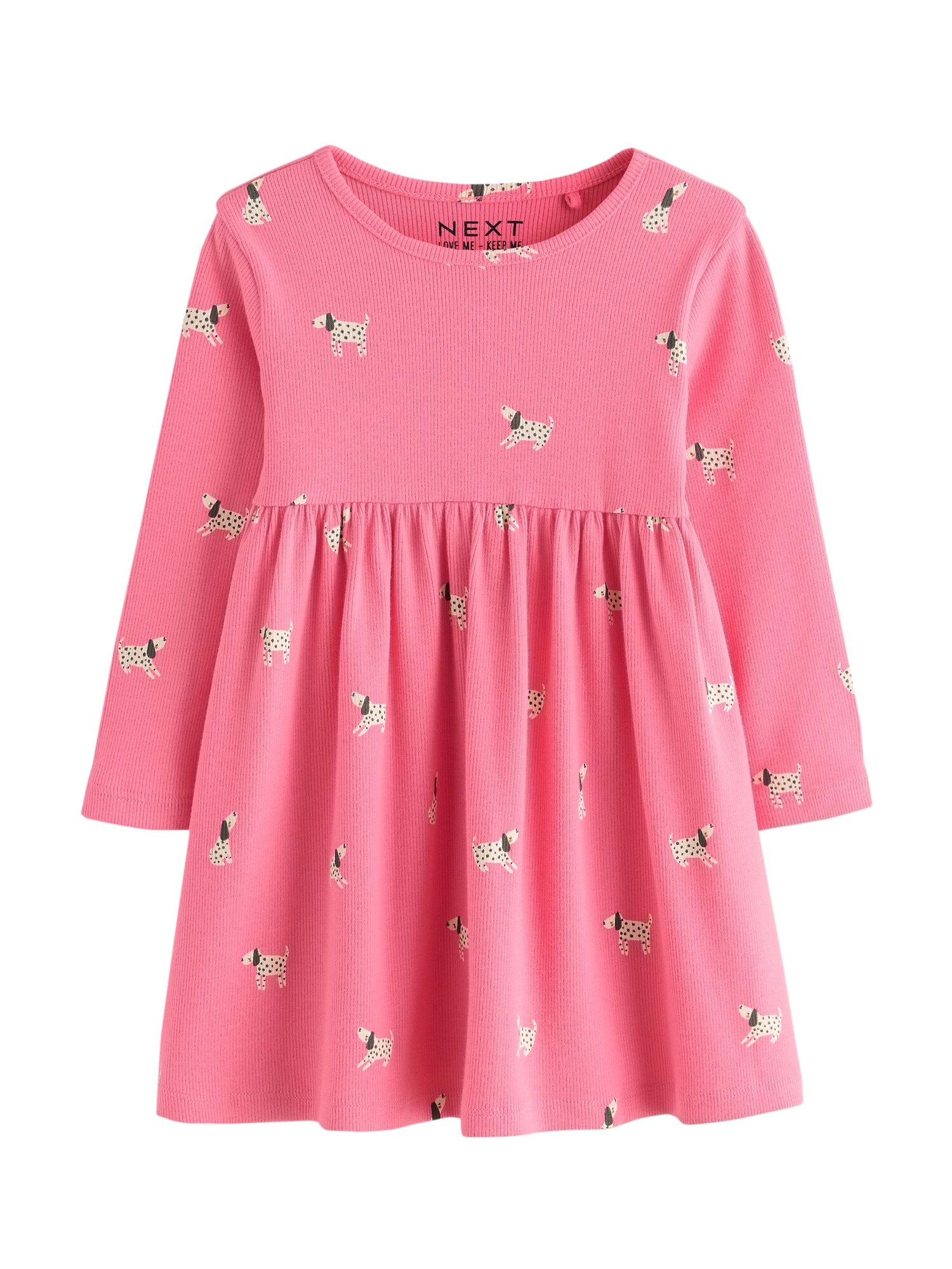 Next Rochie crem / roz pal / negru