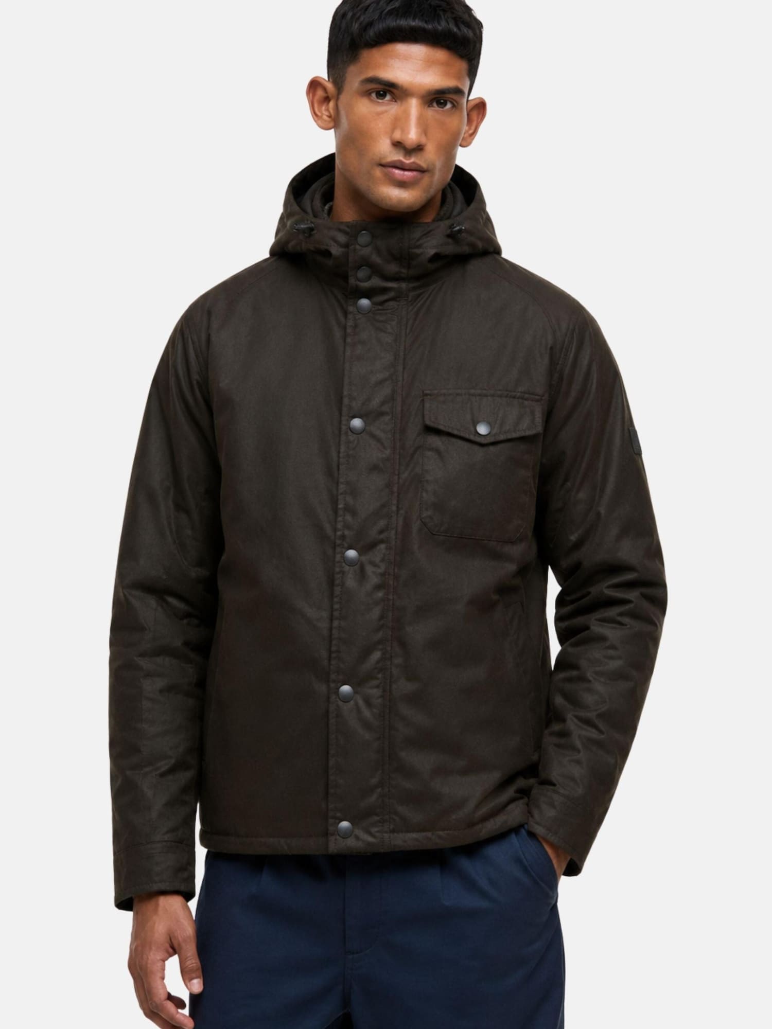 Barbour International Chaqueta de invierno 'KEVLAR'  verde oscuro – imagen 4