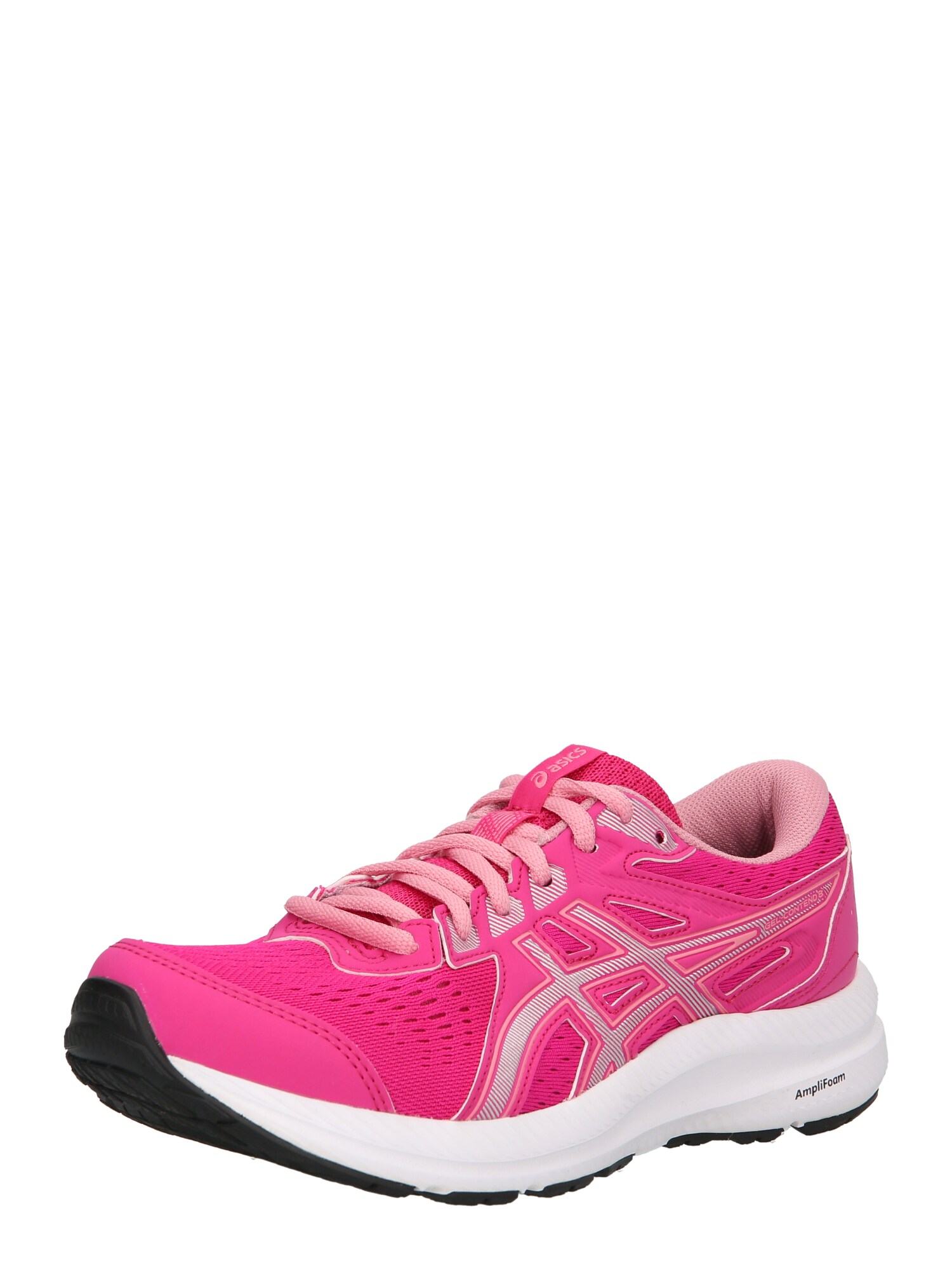 ASICS Bėgimo batai 'Contend 8' pilka / rožinė / rožių spalva