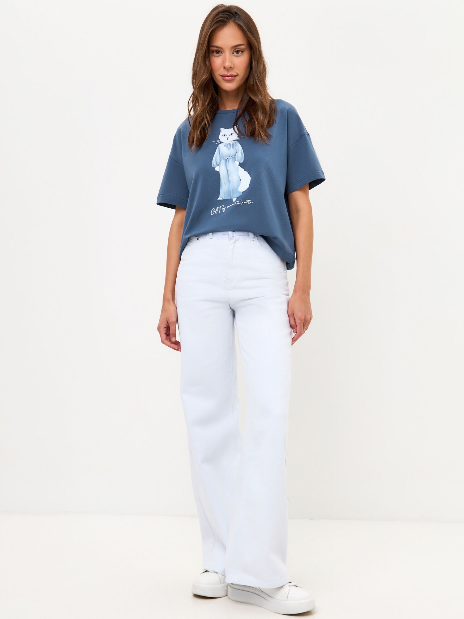 Thumbnail - CAT by Maniita Lacitta Shirt DENIM Cat