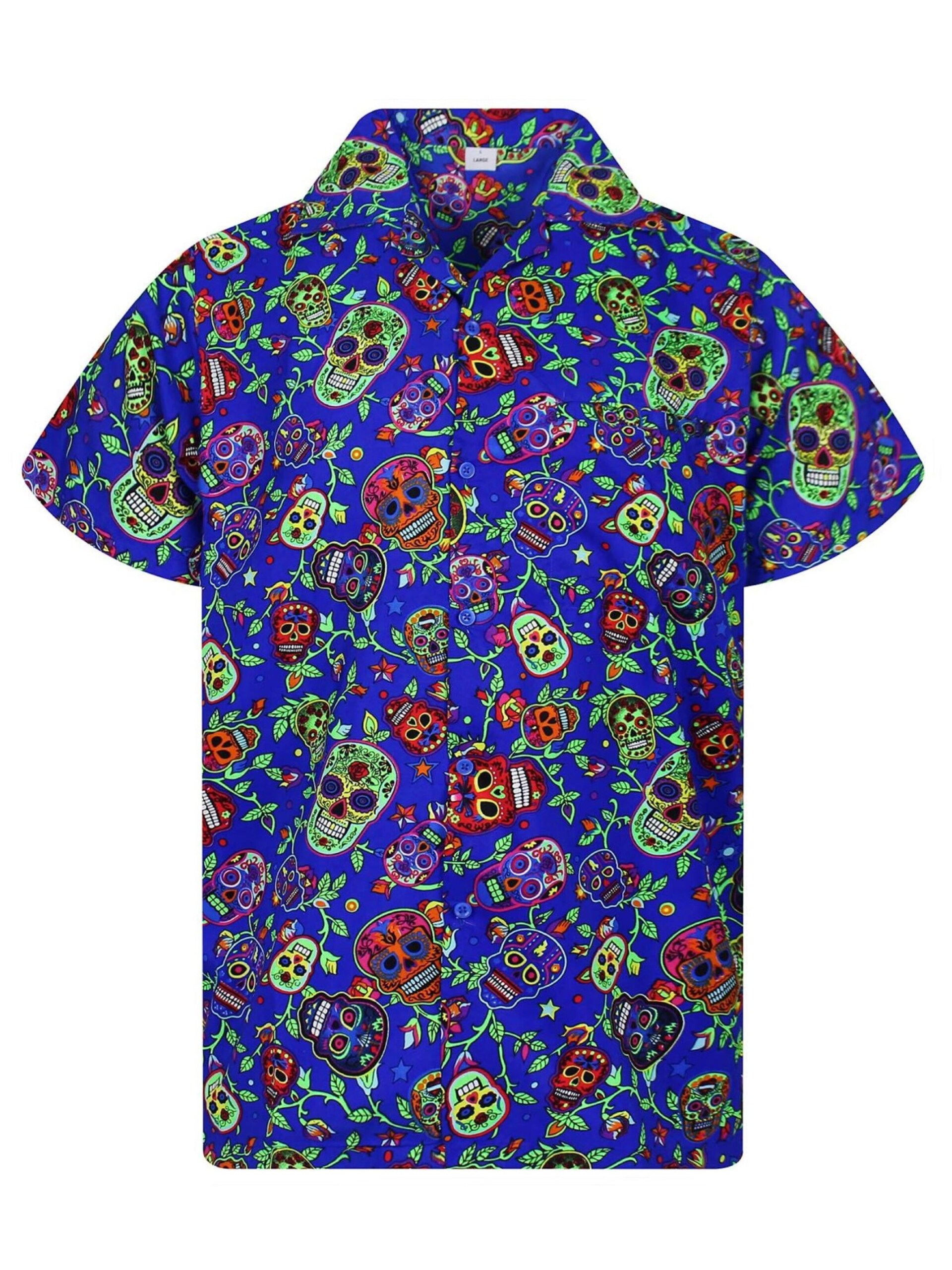 King Kameha T-shirt 'Skull' herr