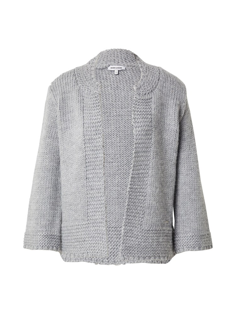 MORE & MORE Strickjacke Damen Größe M hellgrau