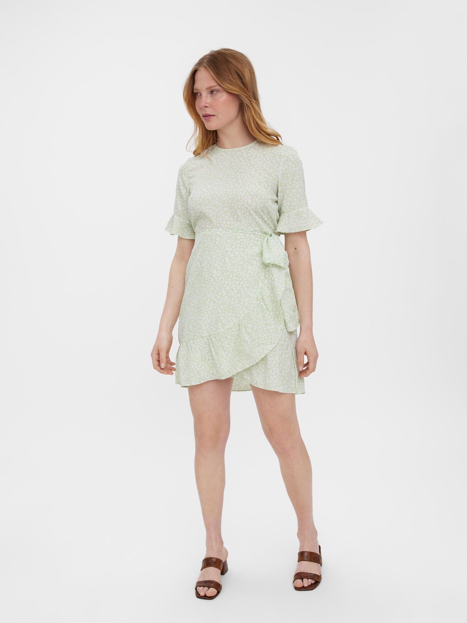 VERO MODA Ruha 'Henna'  menta / fehér termék 2. képe