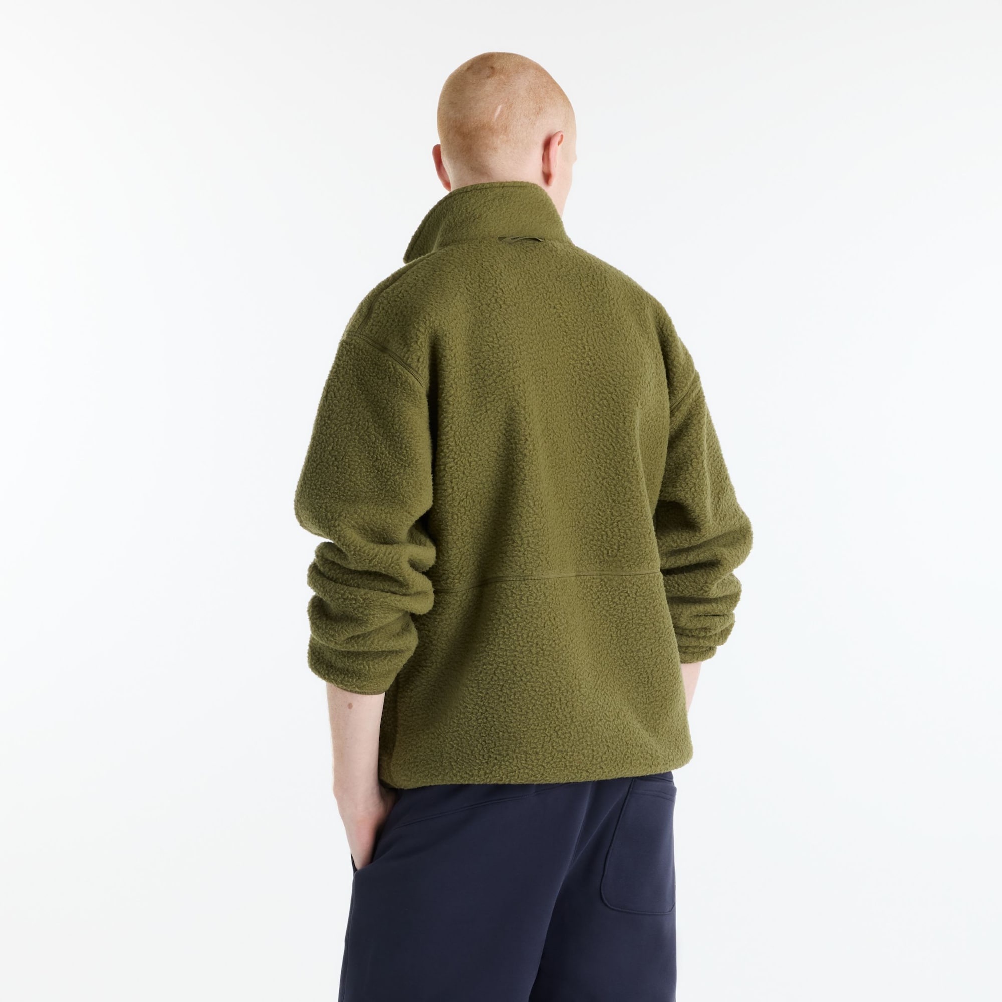 New balance Chaqueta polar 'High Pile Jacket' verde / verde oscuro – imagen 2