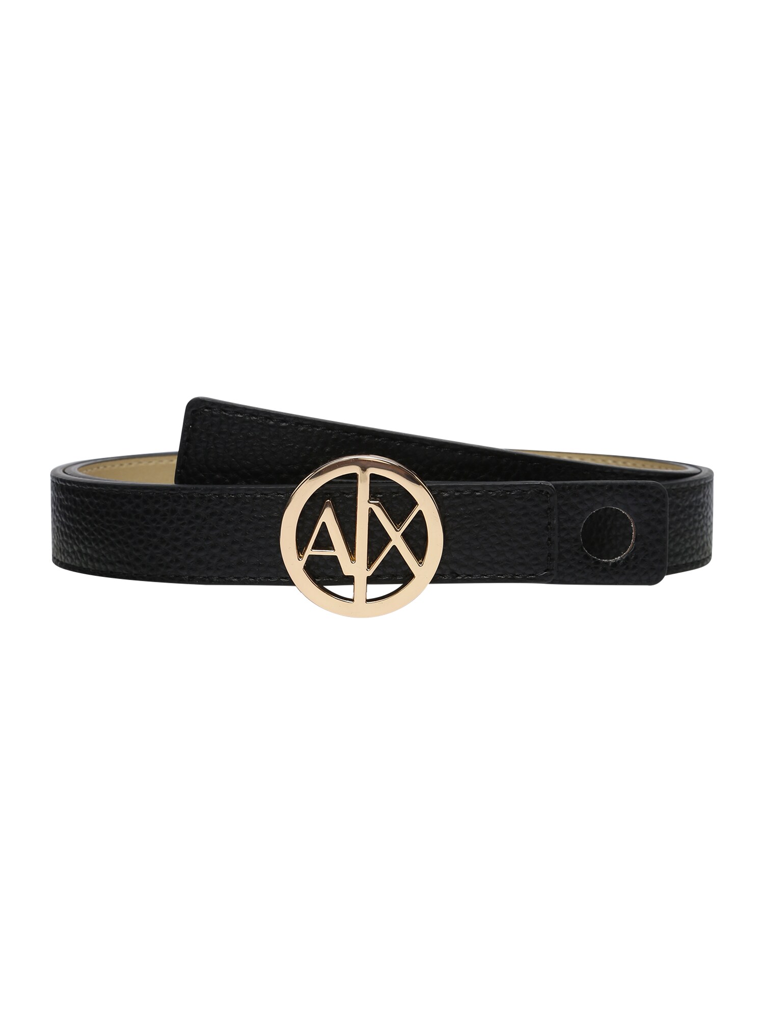 ARMANI EXCHANGE Opasky  zlatá / čierna