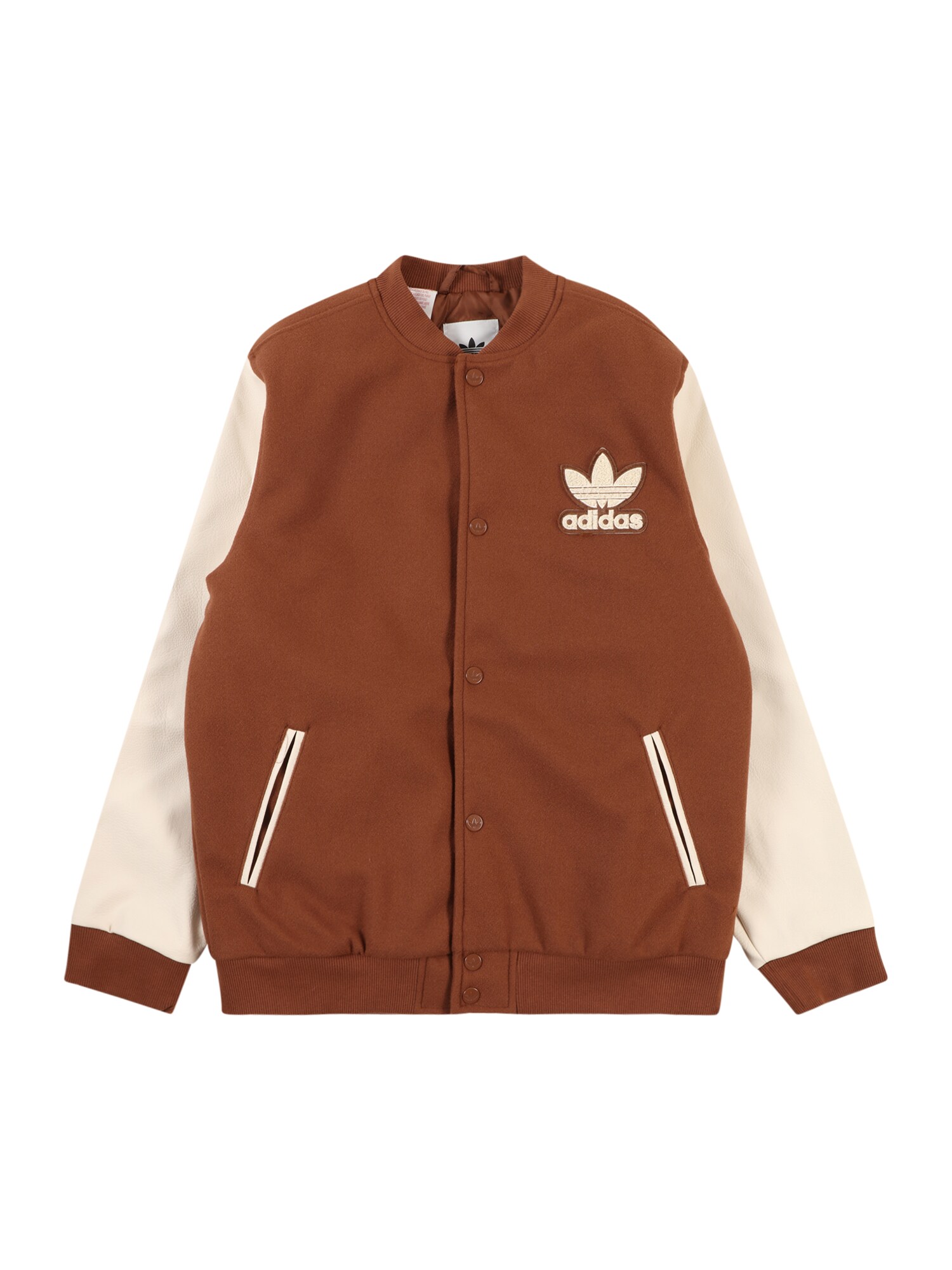 ADIDAS ORIGINALS Prechodná bunda  krémová / gaštanová