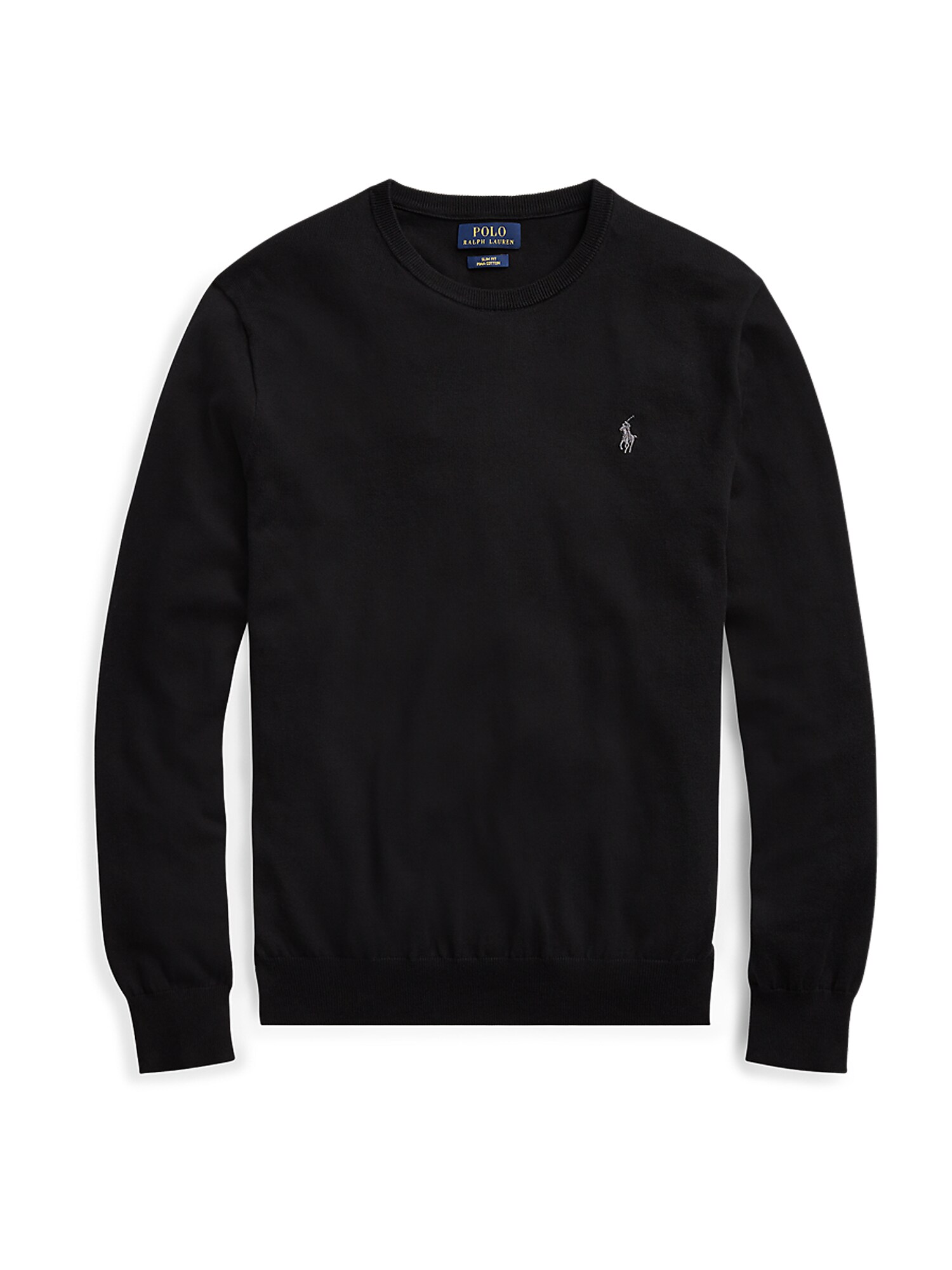 Polo Ralph Lauren Pulover  negru / argintiu