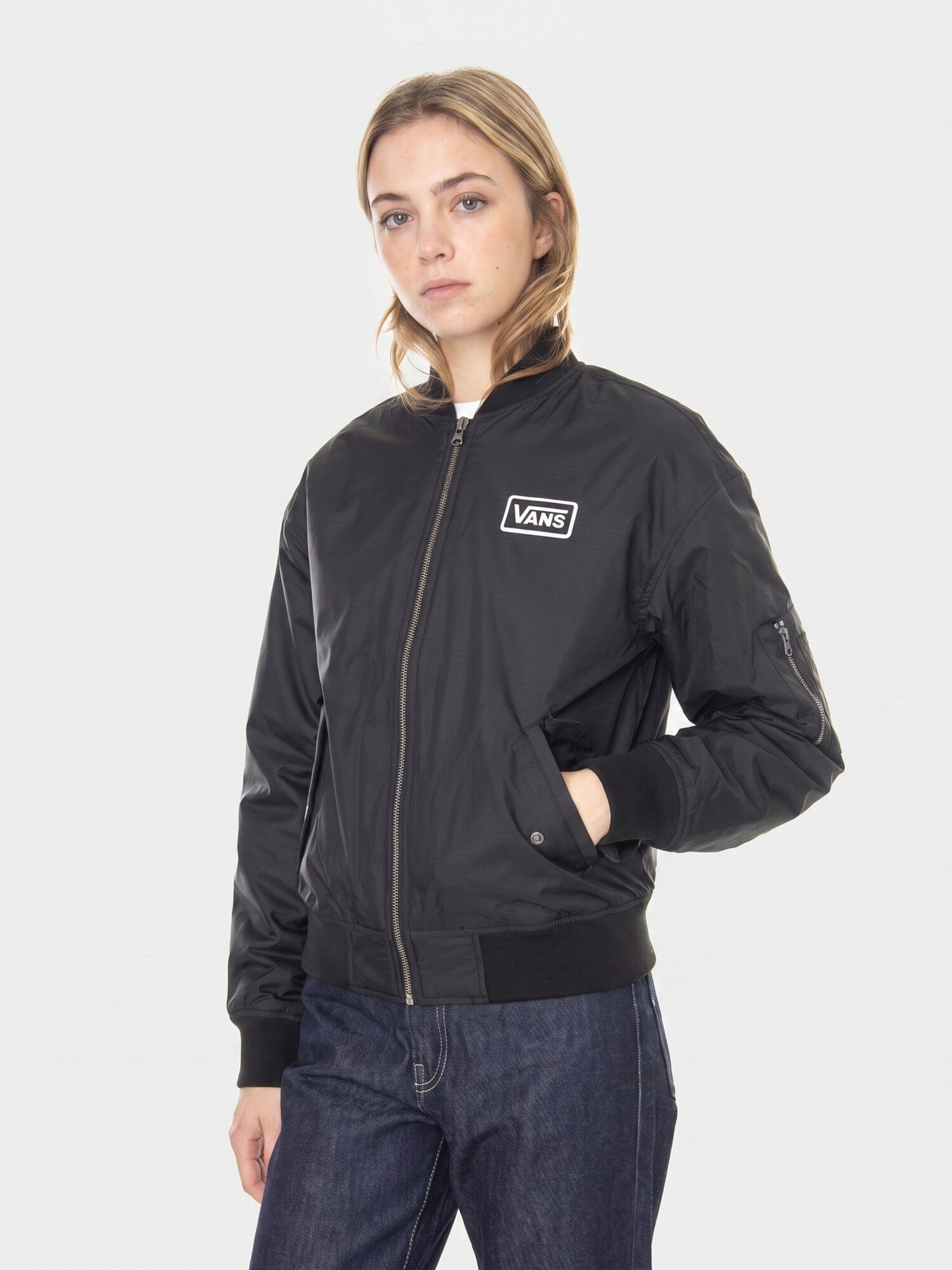 VANS Giacca invernale 'Womens Crew Pilot Jacket Black' nero