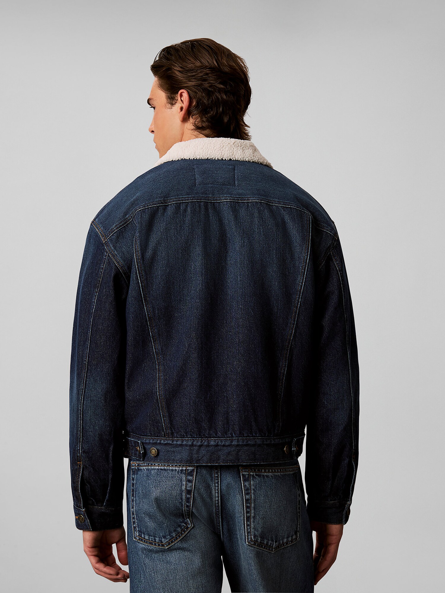 Calvin Klein Jeans Chaqueta de entretiempo  azul denim – imagen 4