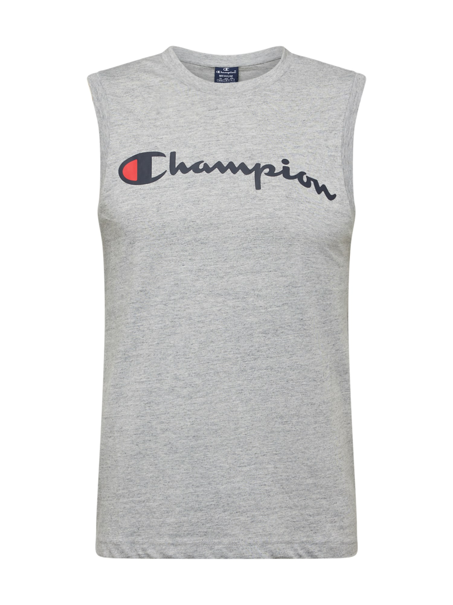 Champion Authentic Athletic Apparel Тениска  сив меланж / червено / черно