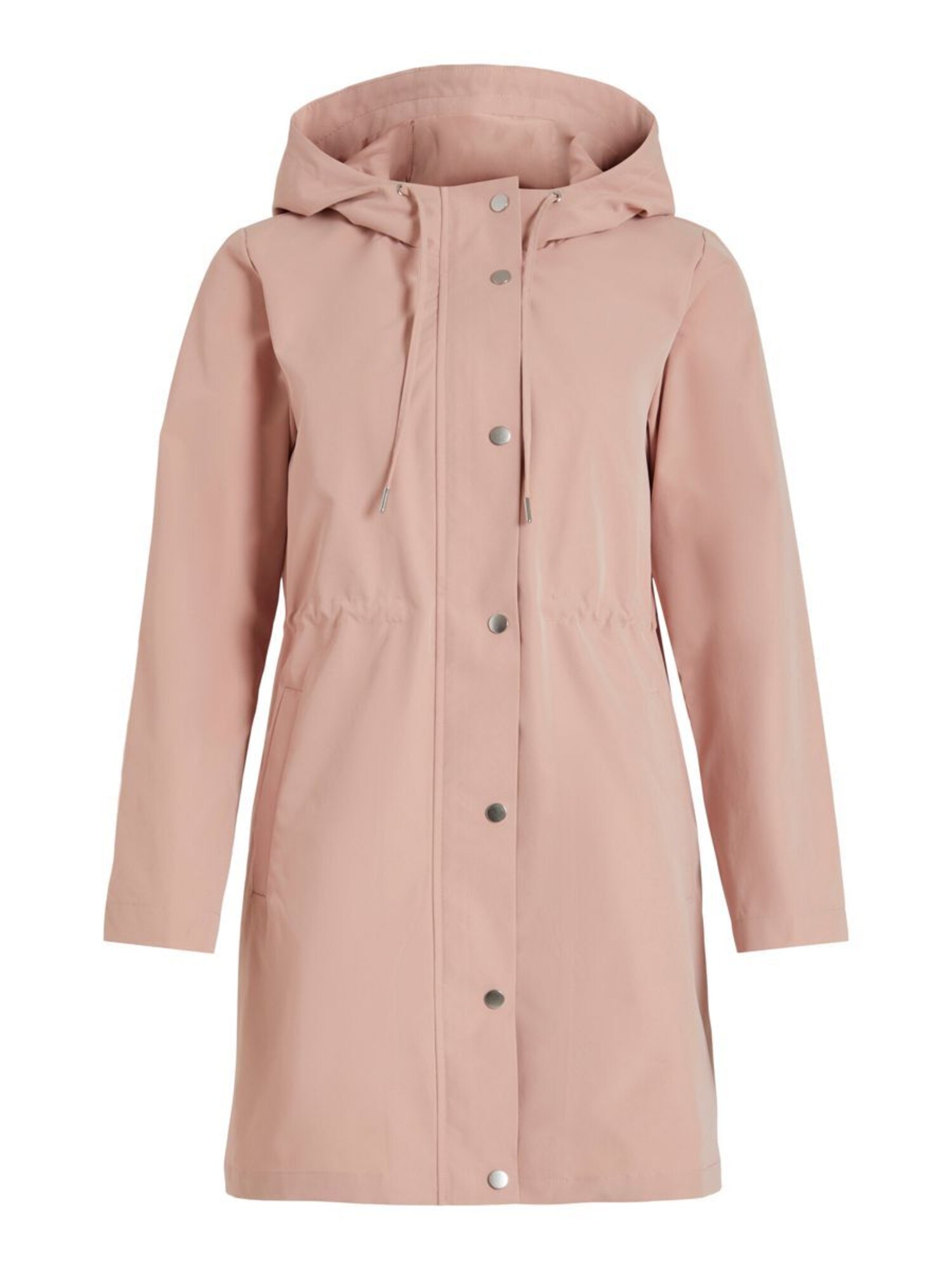 Vila Petite Parka de primăvară-toamnă  roz pastel