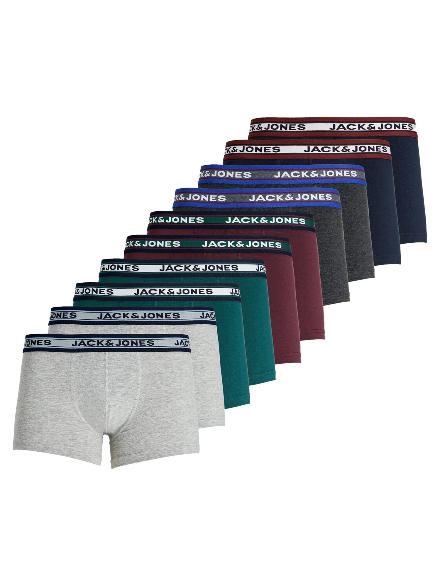 JACK & JONES Boxerky 'Jacsolid'  zmiešané farby