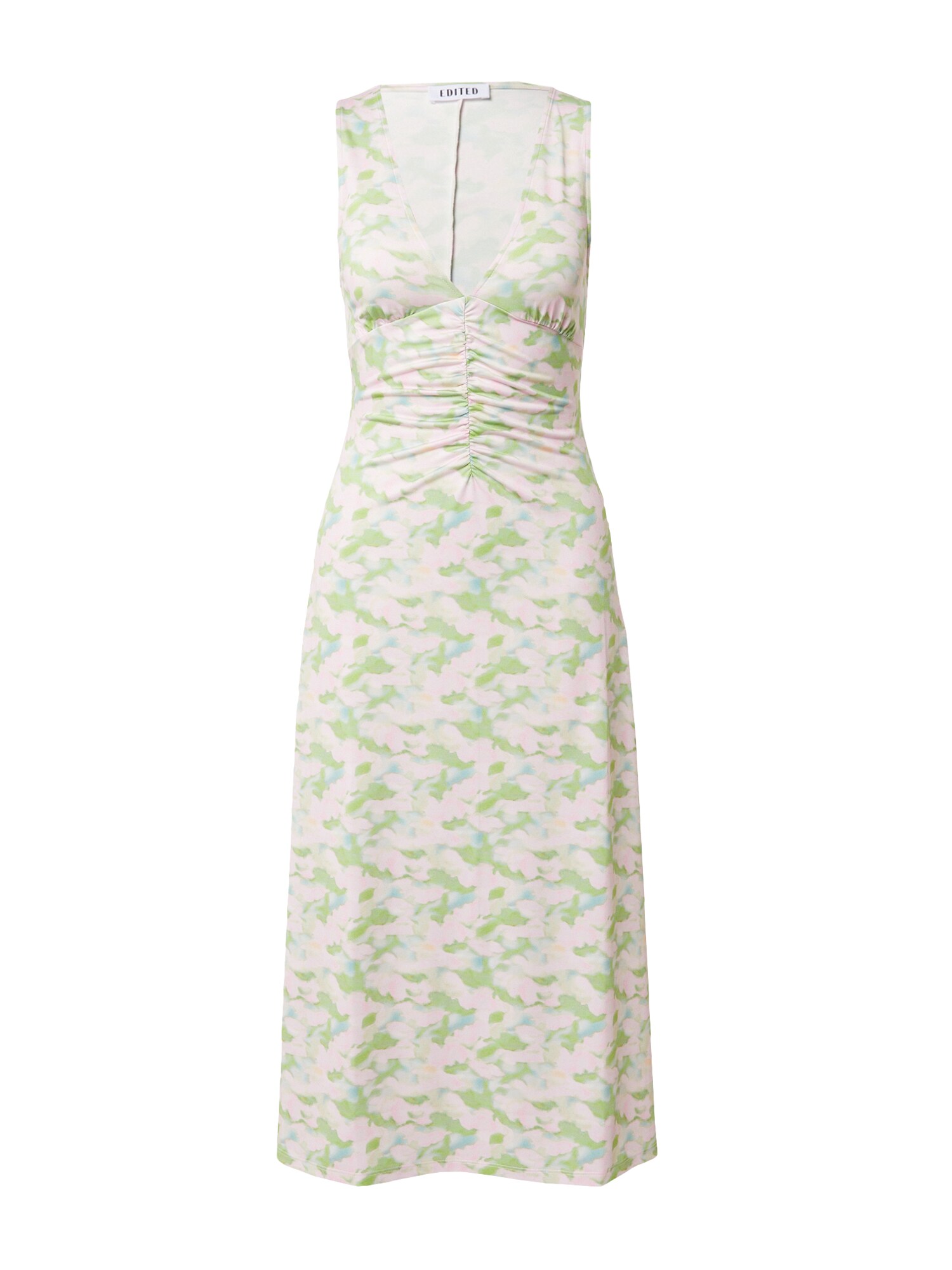 EDITED Rochie Noema  albastru deschis / verde deschis / roz deschis