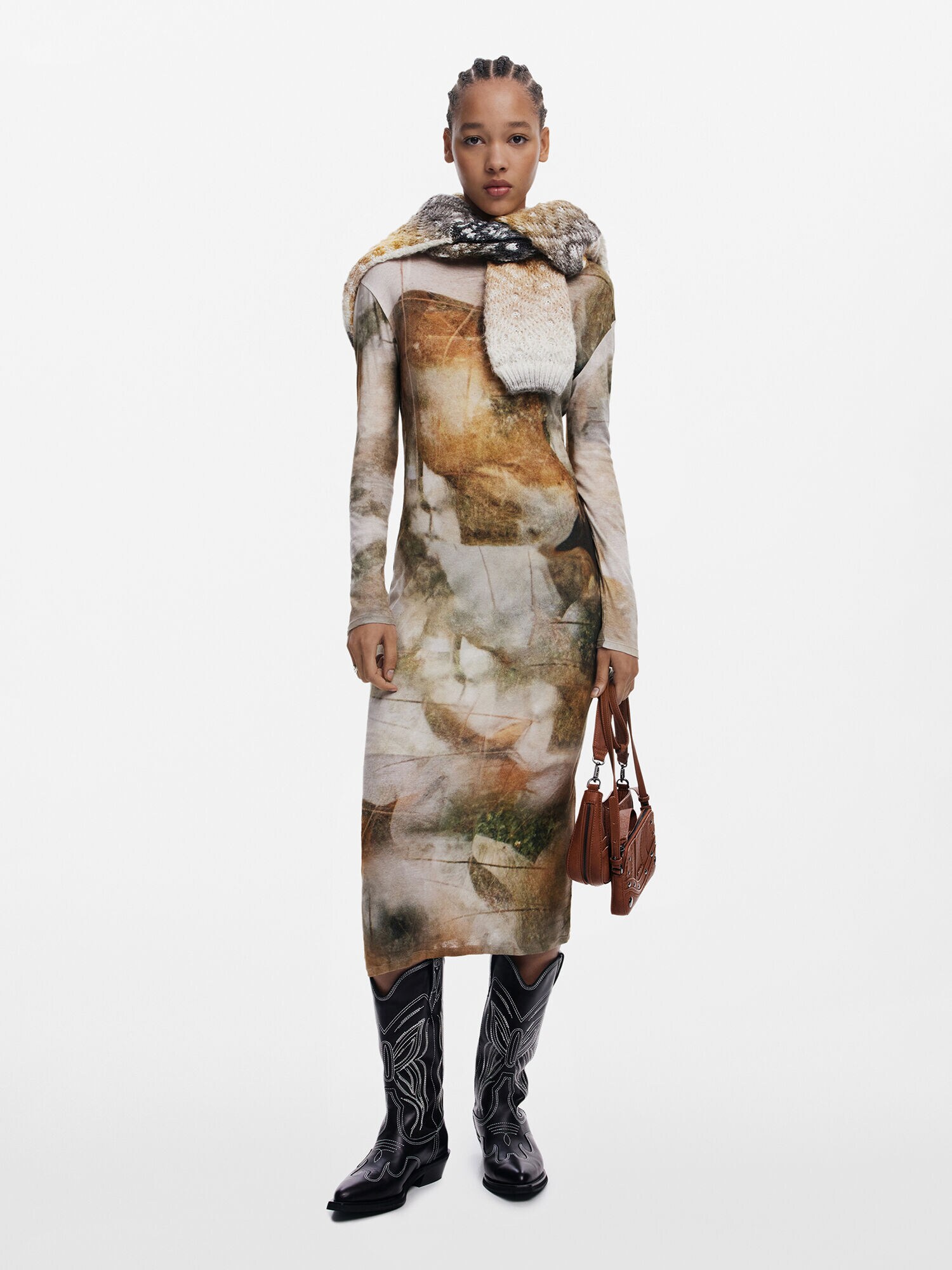 Desigual Ruha  gitt / szépia / cappuccinobarna / fenyő termék 2. képe