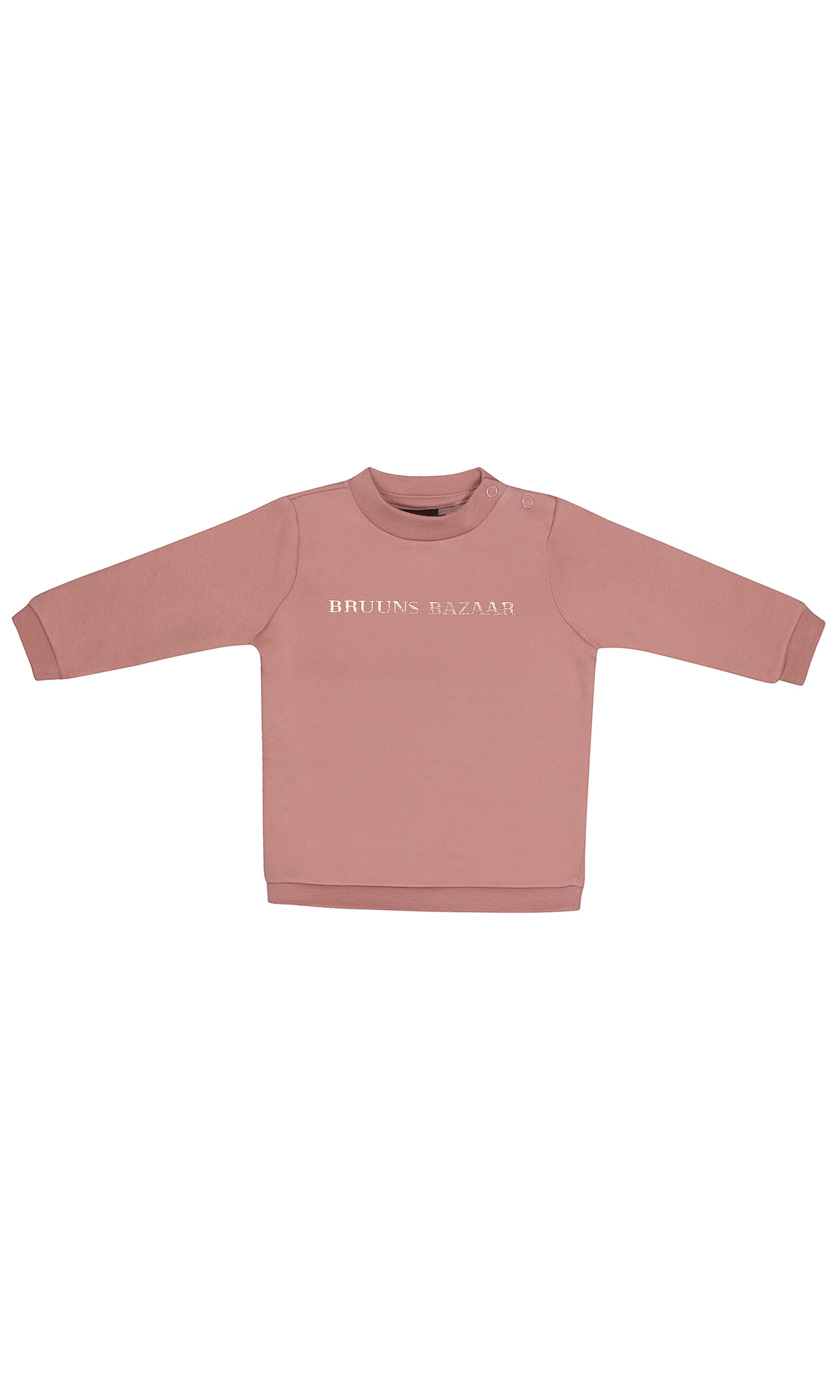 Bruuns Bazaar Kids Sweater majica  zlatna / prljavo roza
