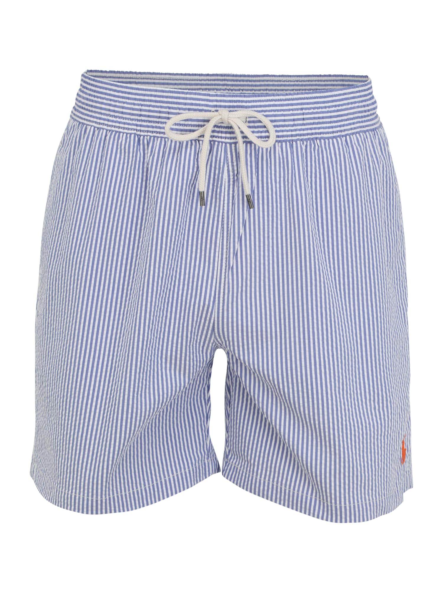 Polo Ralph Lauren Kratke kopalne hlače 'Traveler'  modra / bela