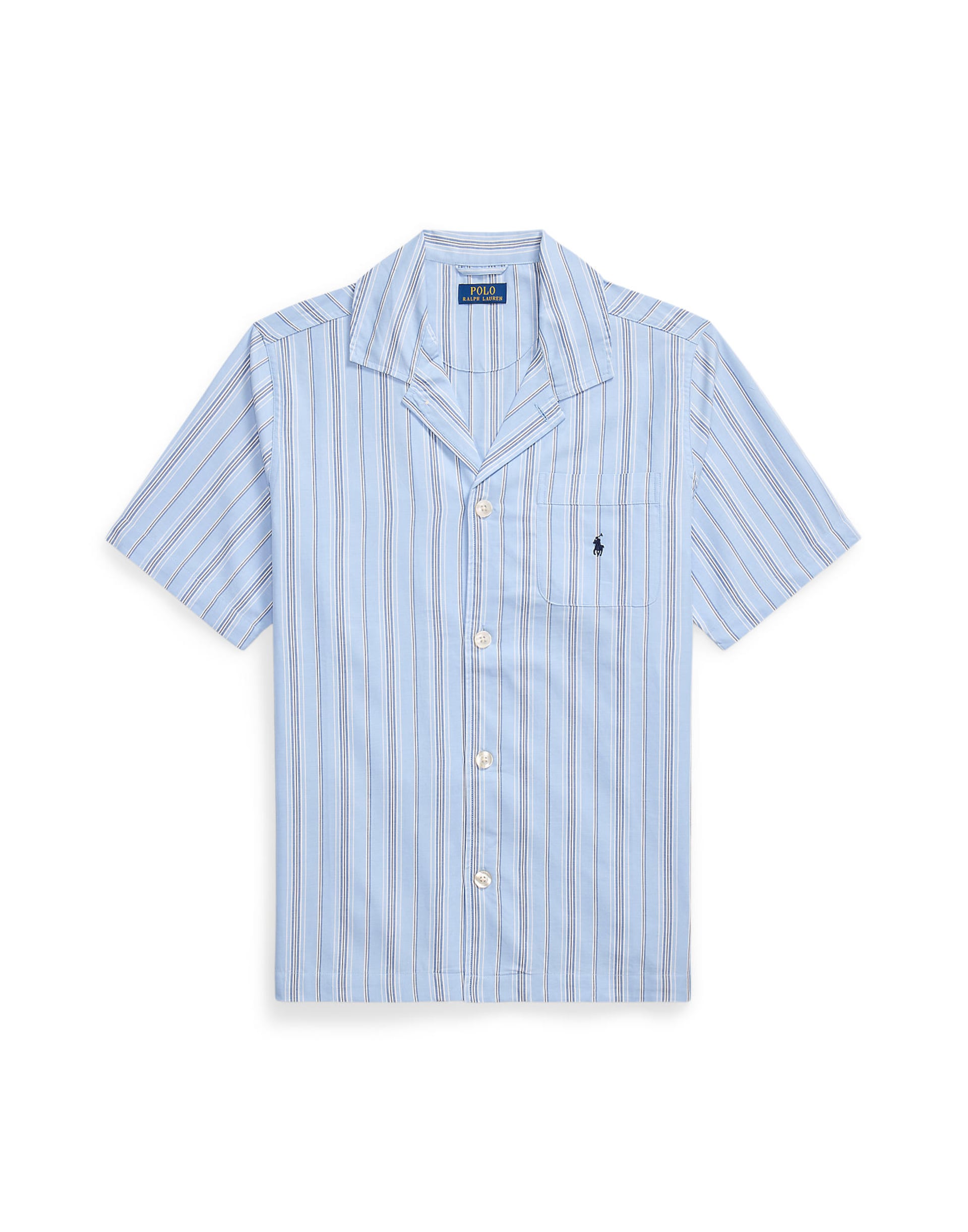 Polo Ralph Lauren Pyjamas kort ljusblå / mörkblå / svart herr