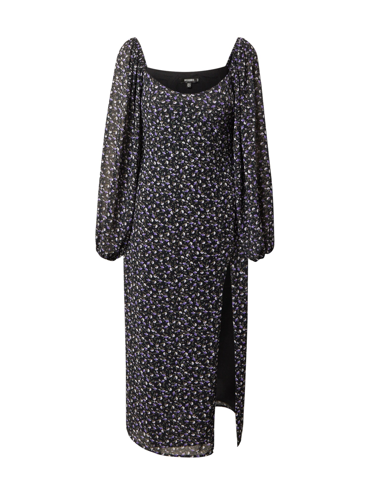 Missguided Suknelė  purpurinė / juoda / smėlio / pilka