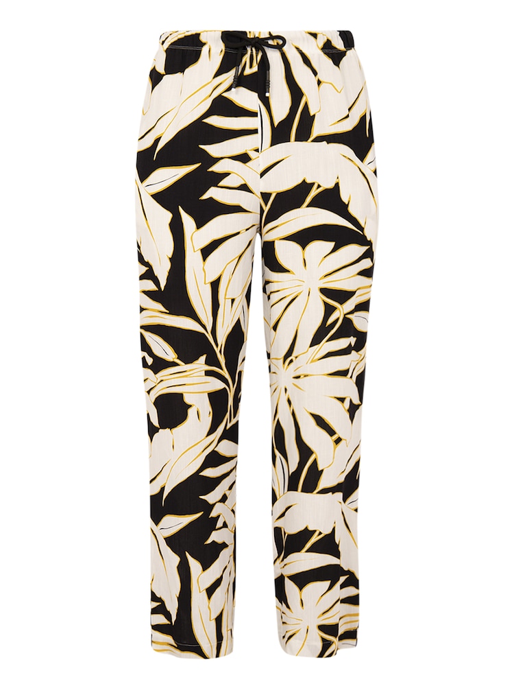 YOEK Hose Damen Größe 42/44 ecru / schwarz