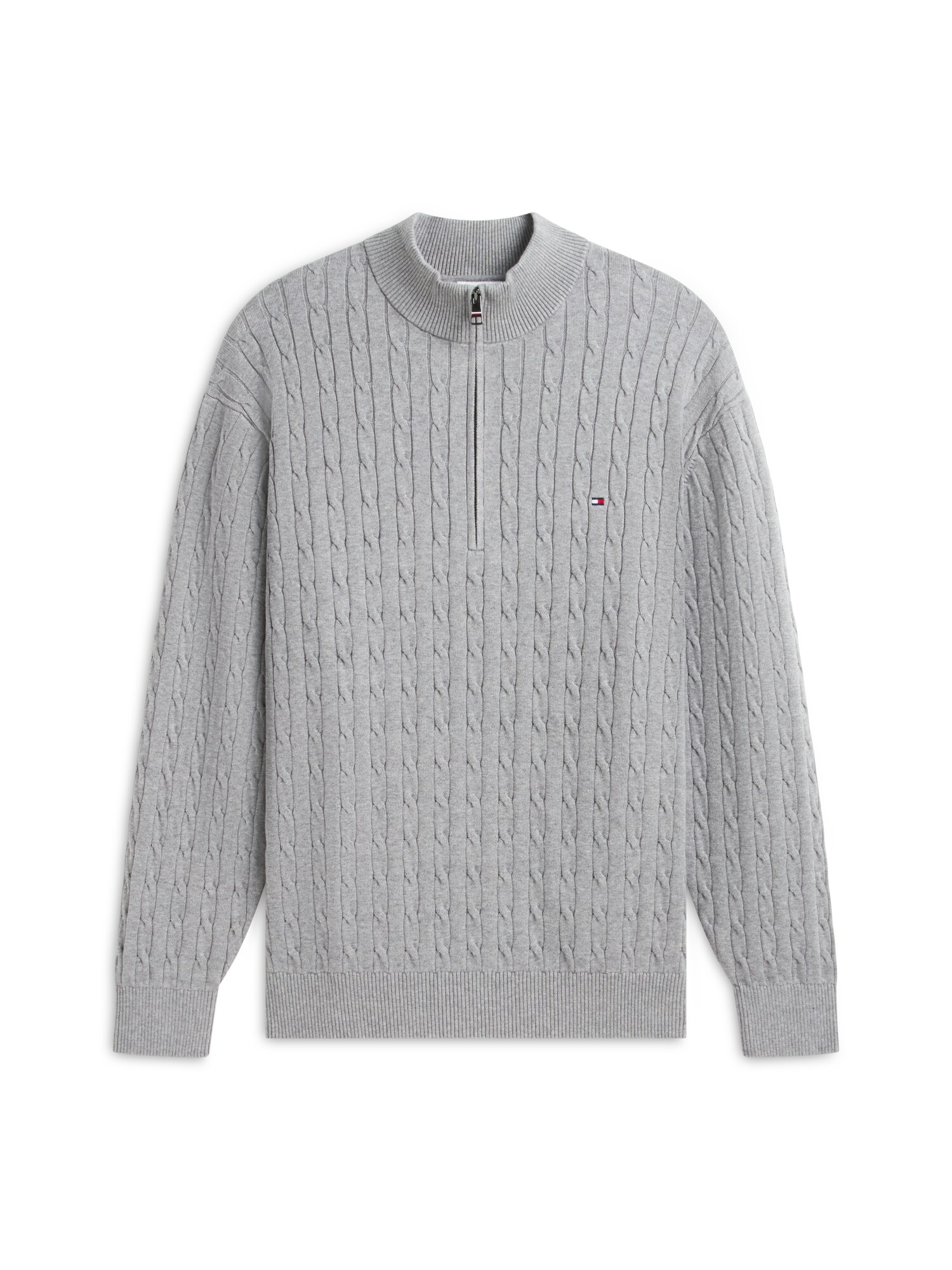 Tommy Hilfiger Big & Tall Sveter 'CLASSIC'  sivá