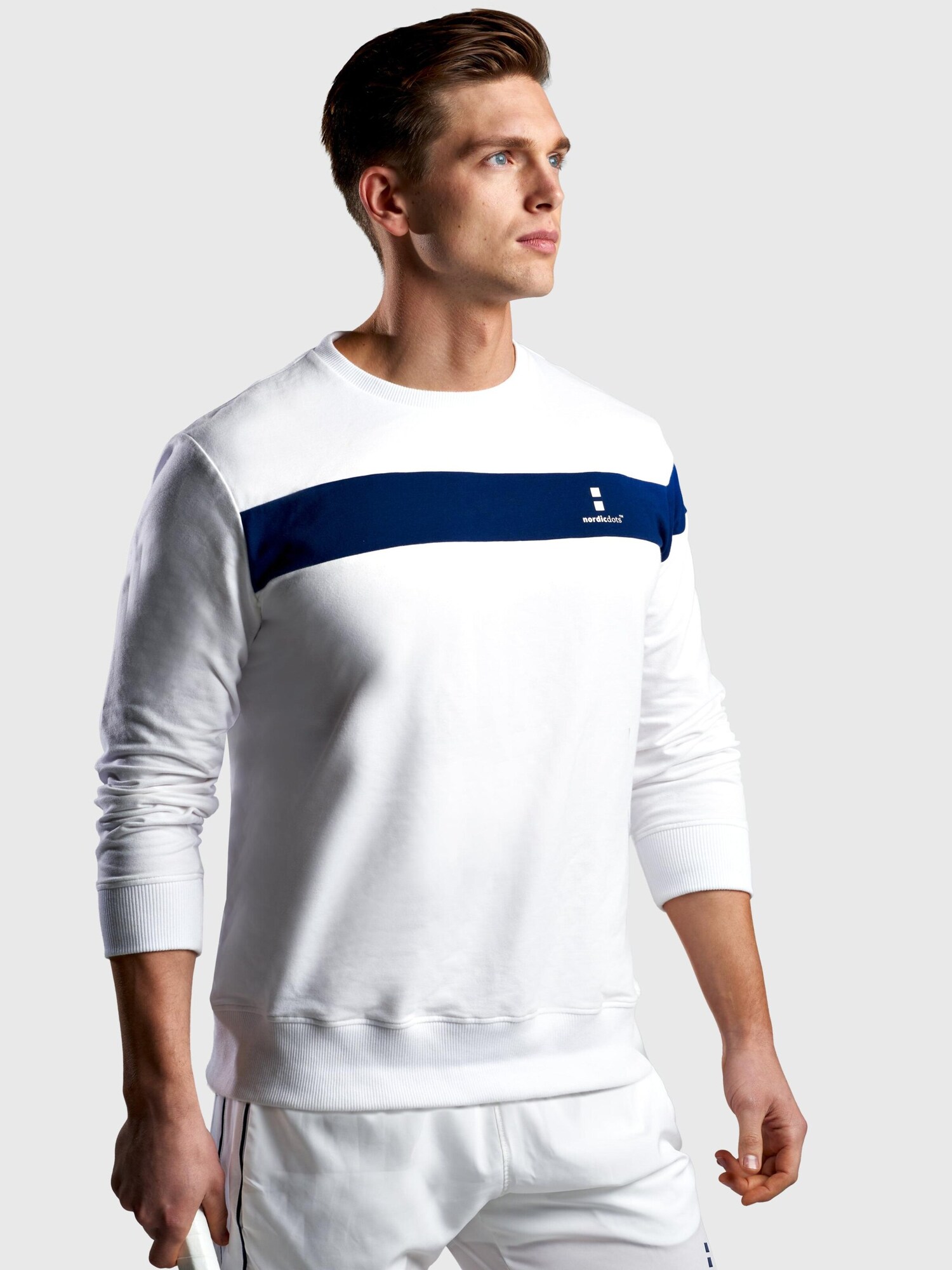 nordicdots Camiseta deportiva 'Organic'  blanco