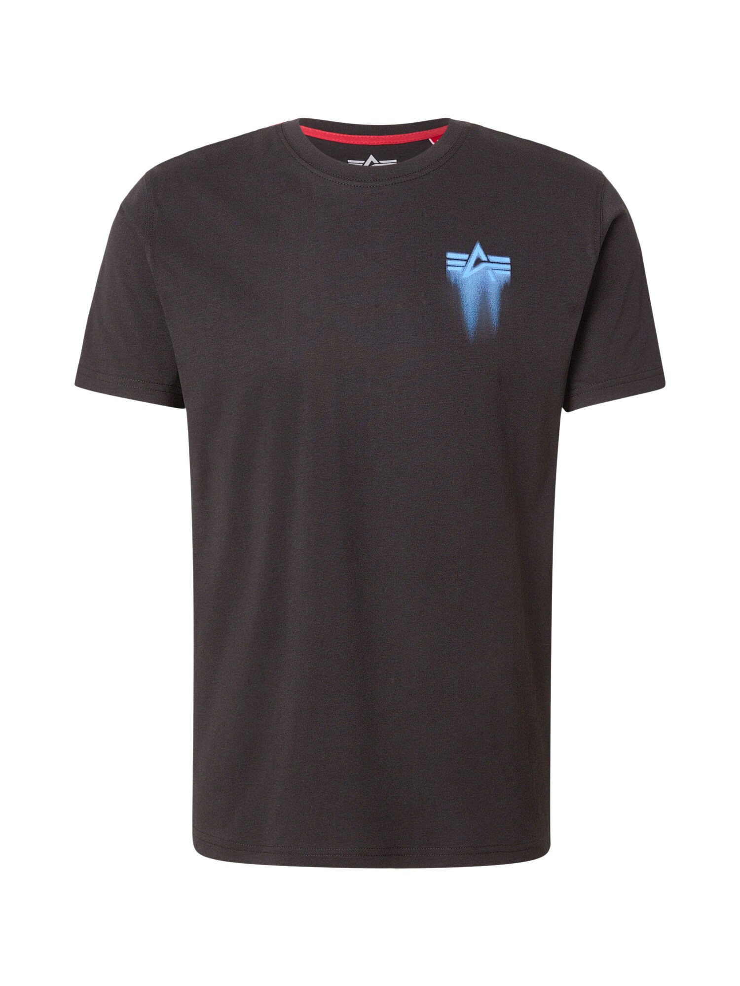 ALPHA INDUSTRIES Tricou  turcoaz / negru