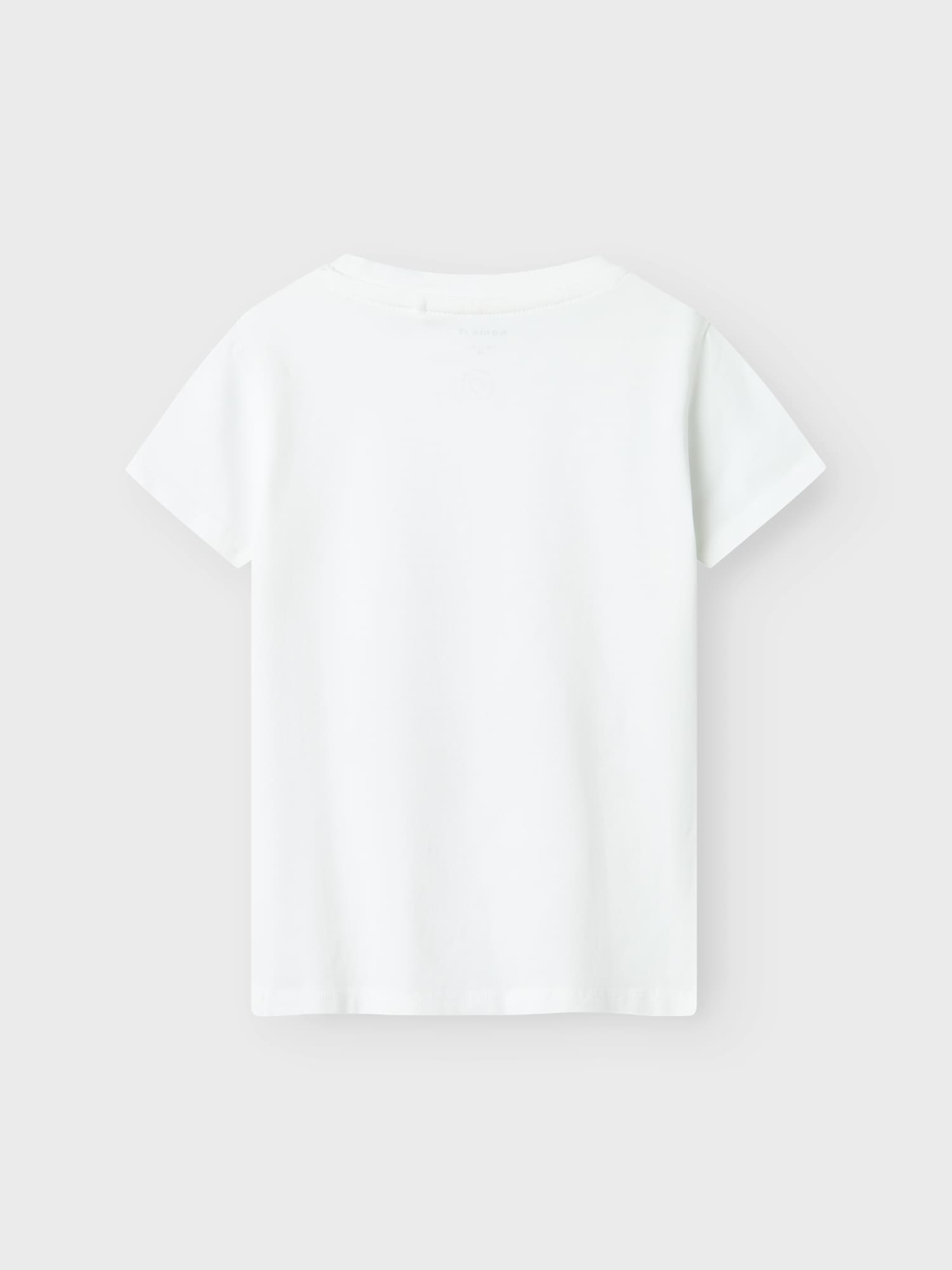 NAME IT Póló 'NMFFOJI'  vérvörös / fehér termék 2. képe