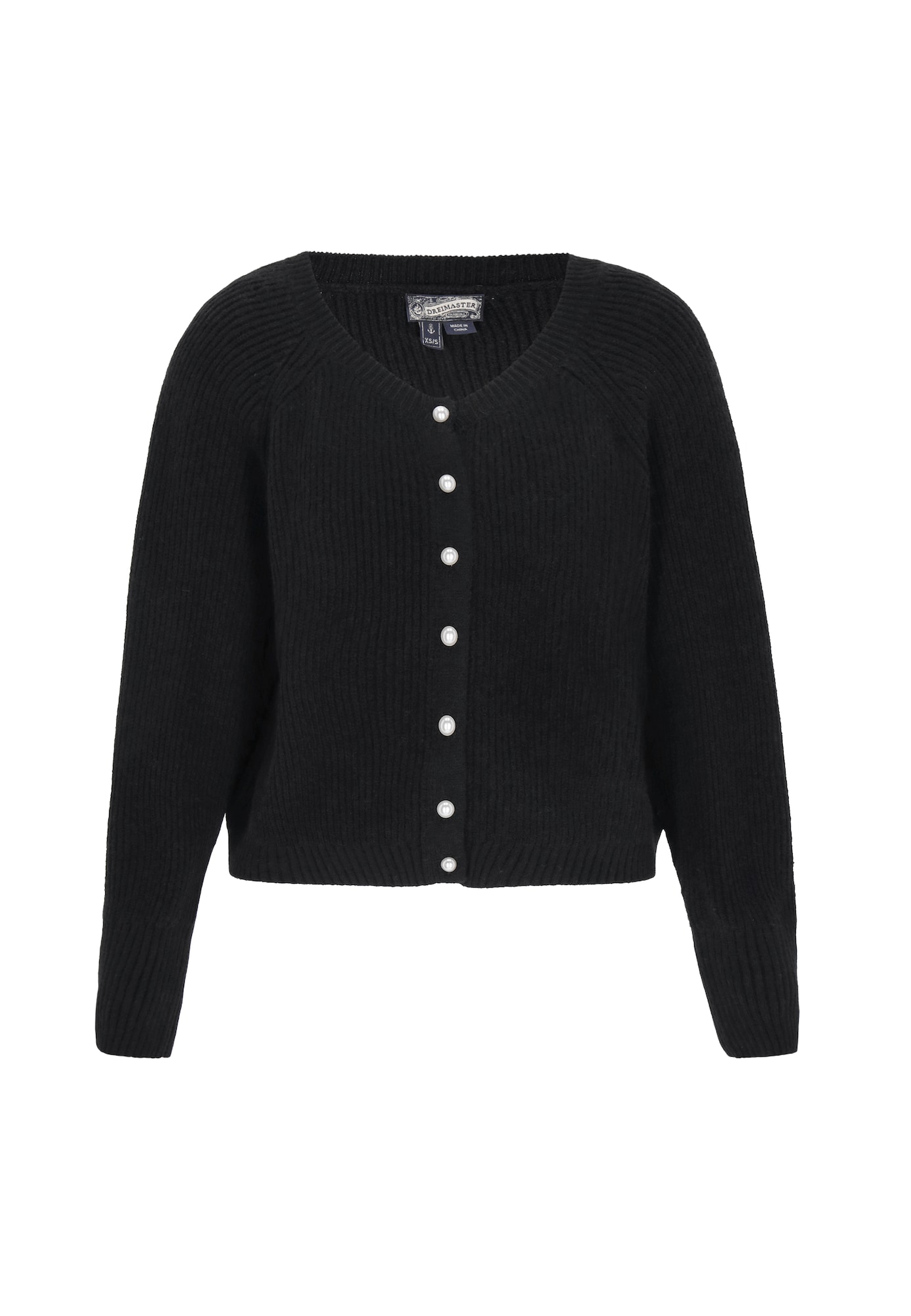 DreiMaster Vintage Cardigan dimensiuni mari Vintage  negru