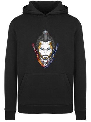 F4NT4STIC Sweatshirt ‘Cyberpunk’ Goud / Donkergrijs / Zwart / Wit