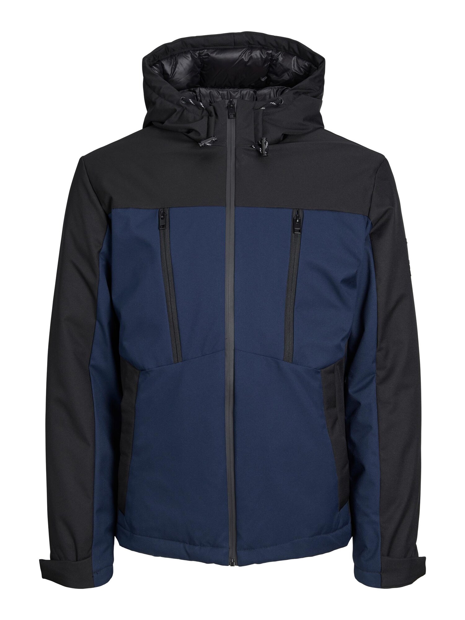 JACK & JONES Prechodná bunda 'Abel'  námornícka modrá / čierna
