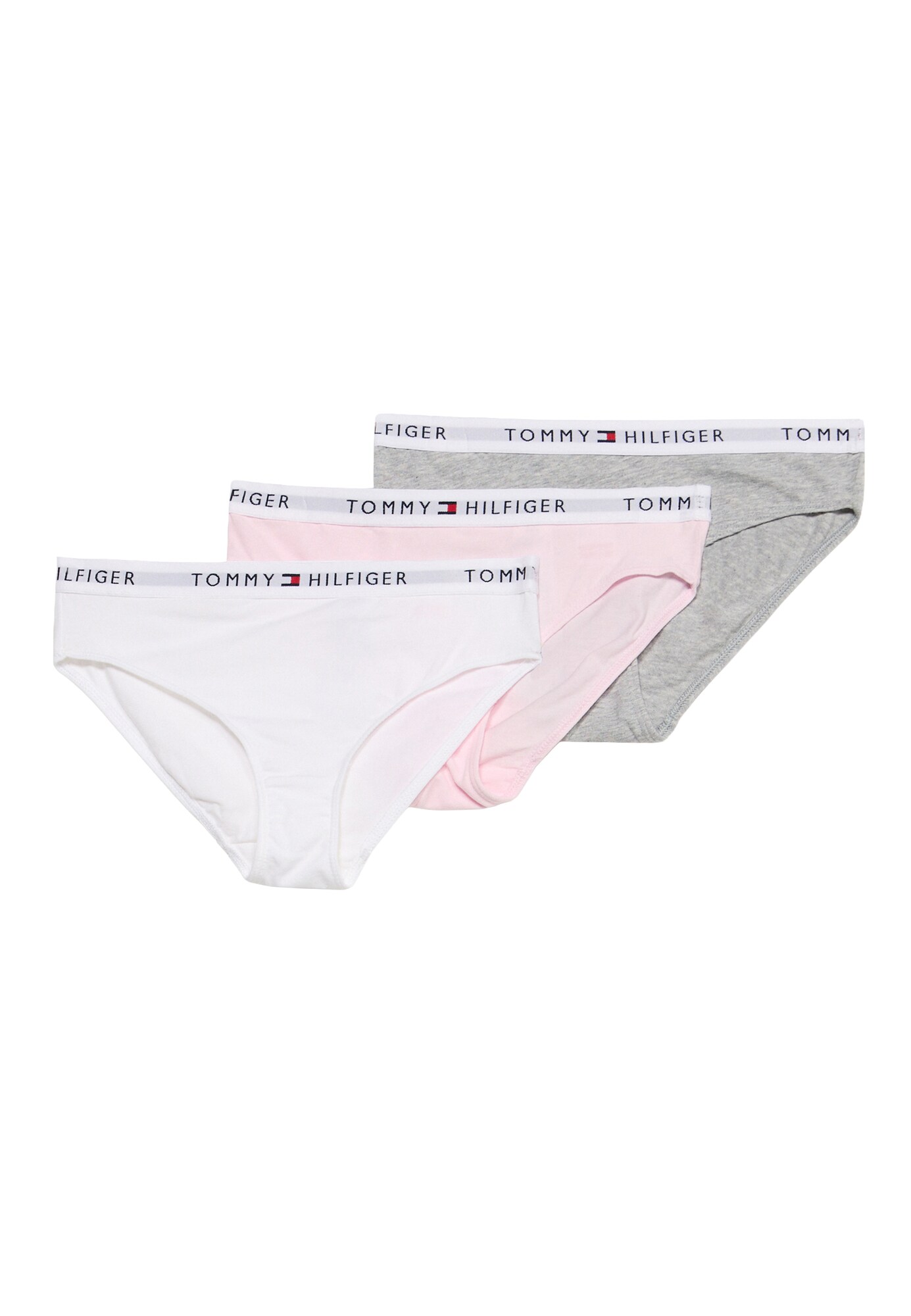 Tommy Hilfiger Underwear Chiloţi gri / roz / negru / alb