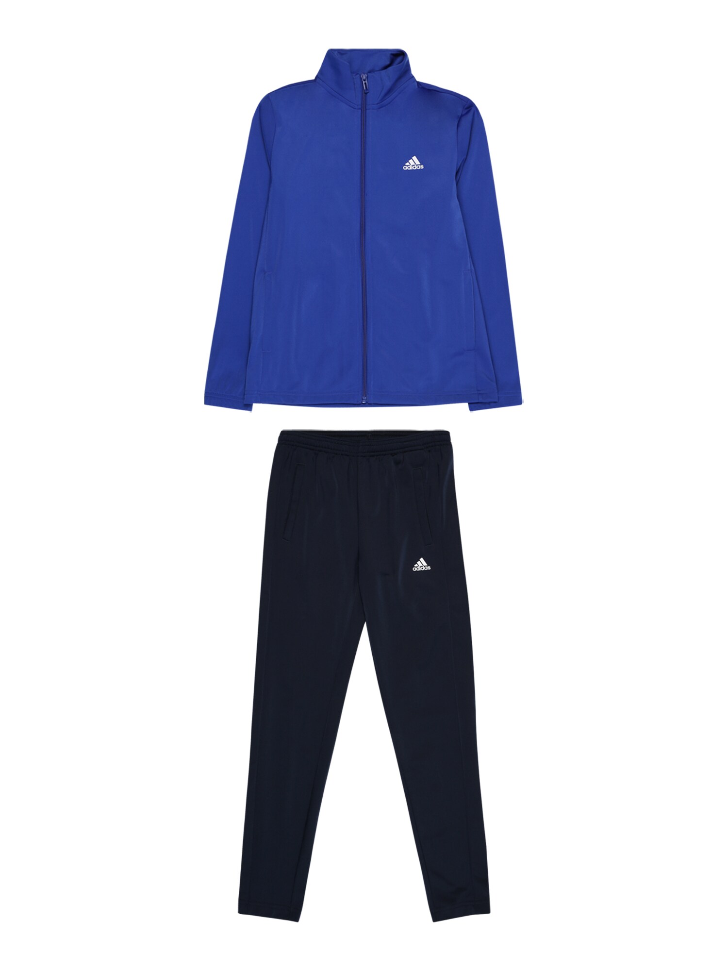 ADIDAS SPORTSWEAR Облекло за трениране 'Essentials Big Logo'  синьо / черно / бяло