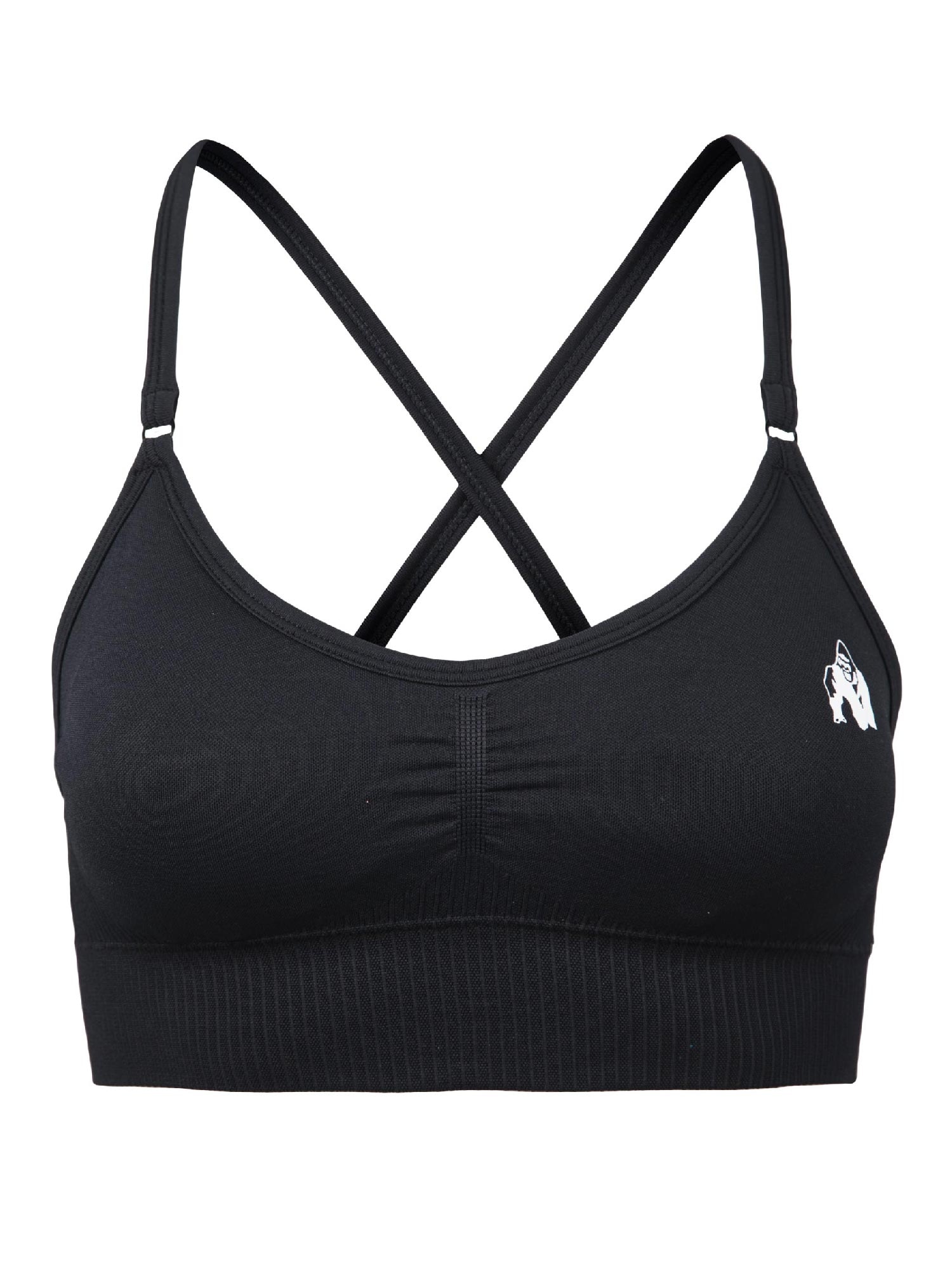 Gorilla Wear Sport Bh 'Olivia' Zwart / Wit