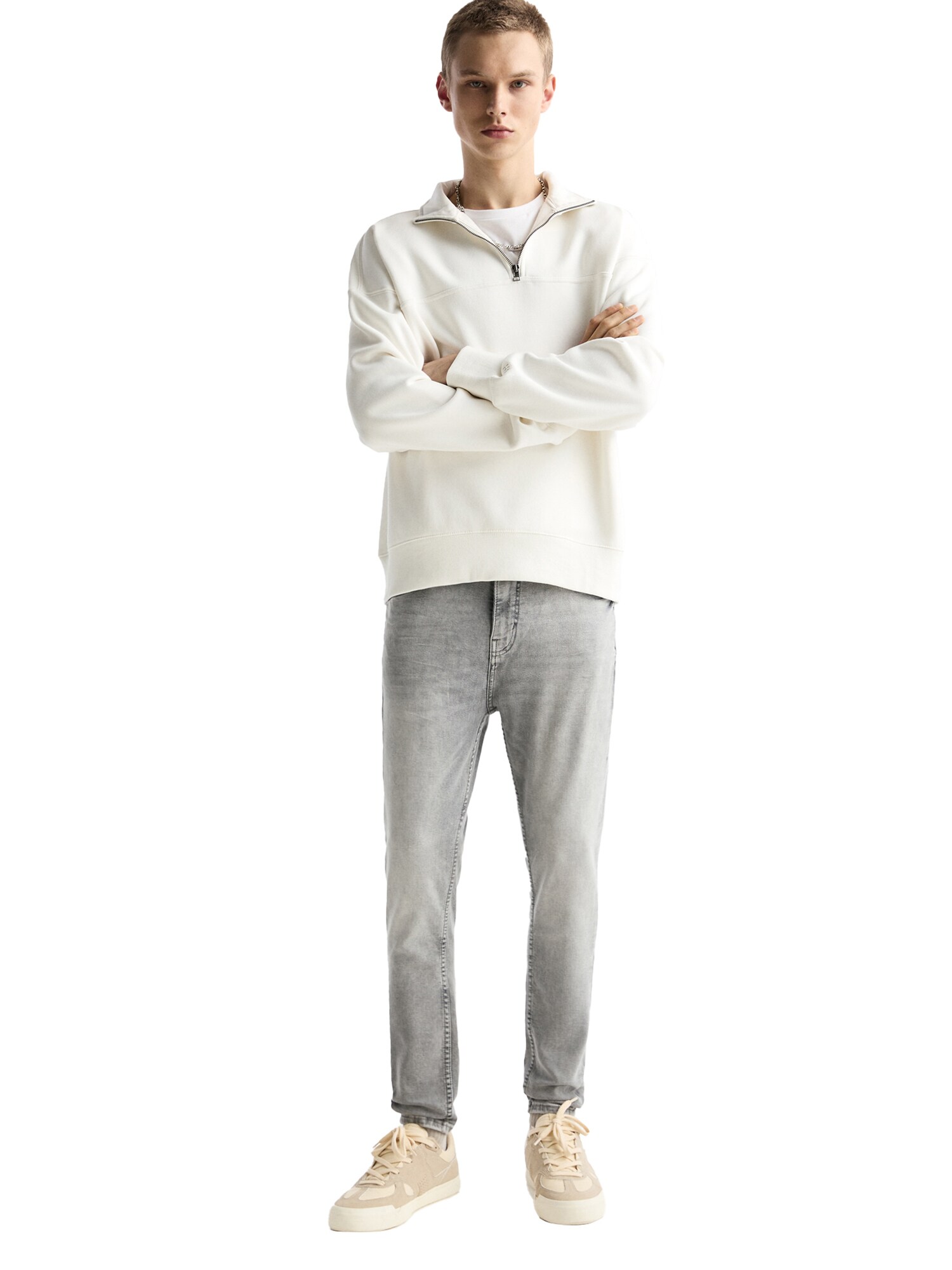 Pull&Bear Farmer  világosszürke termék 2. képe