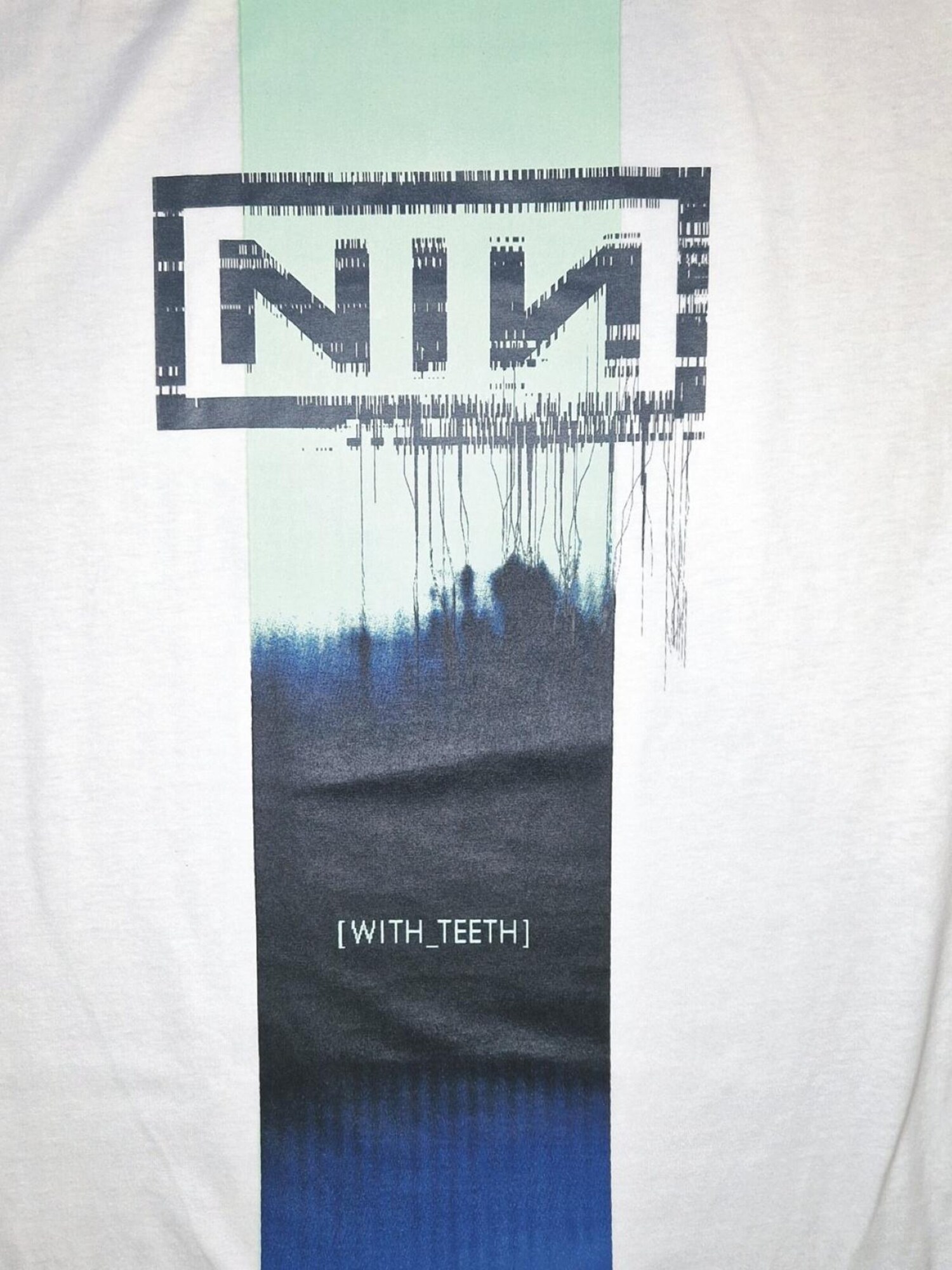 NINE INCH NAILS Camiseta 'Nine Inch Nails With Teeth T-Shirt'  blanco – imagen 4