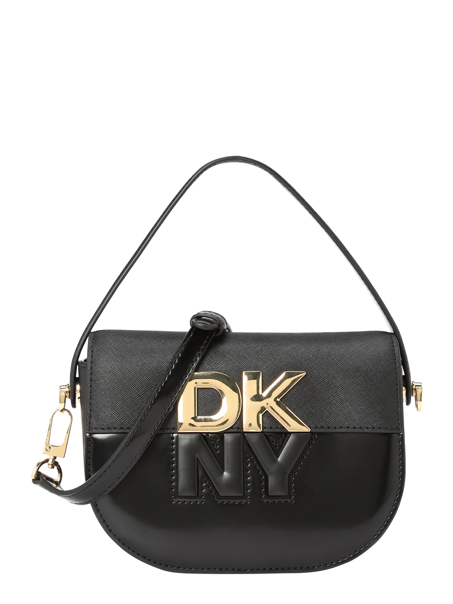 DKNY Skuldertaske 'ECHO'  guld / sort