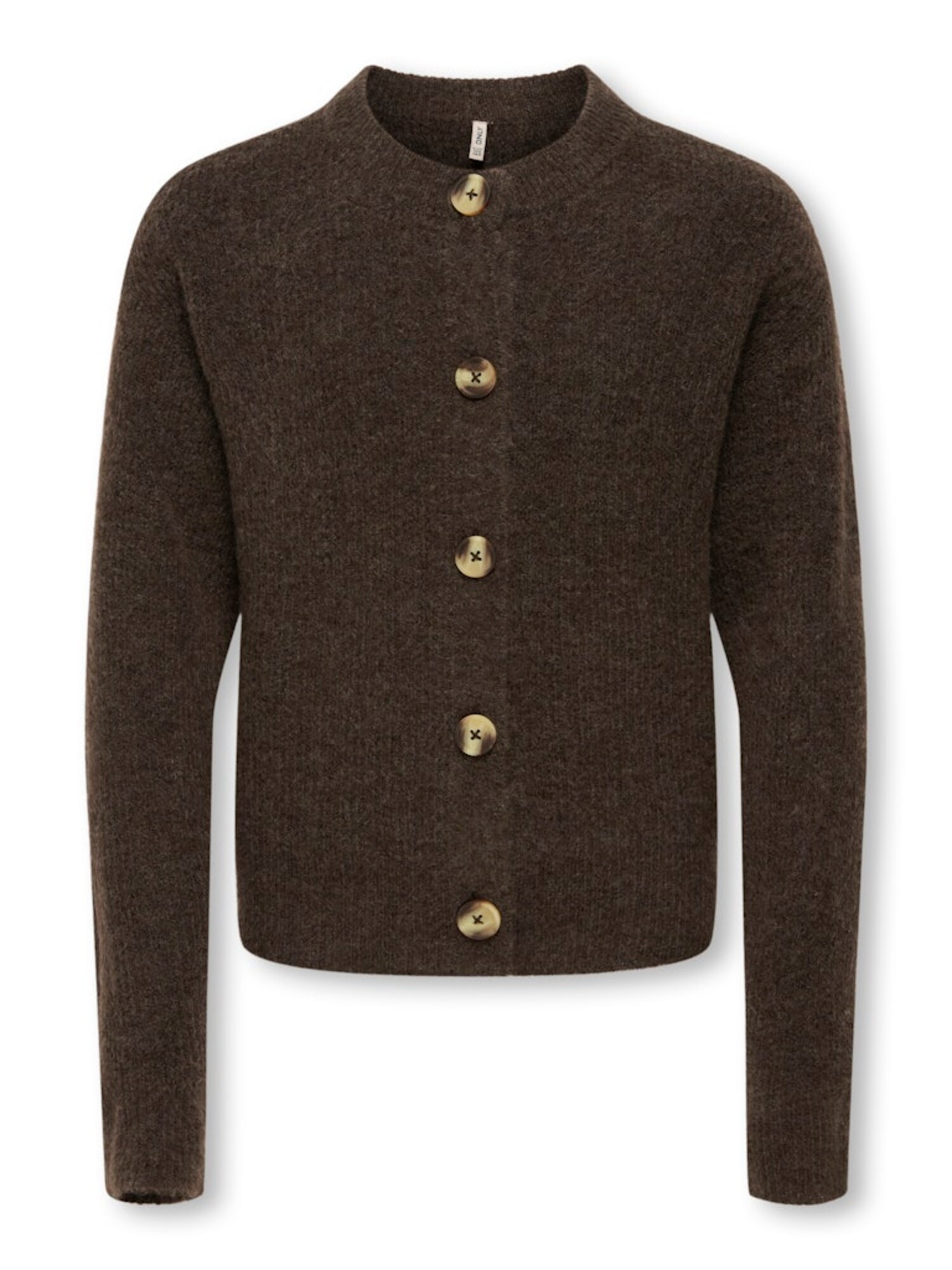 ONLY GIRLS Geacă tricotată KOGCAMILLA  ciocolatiu