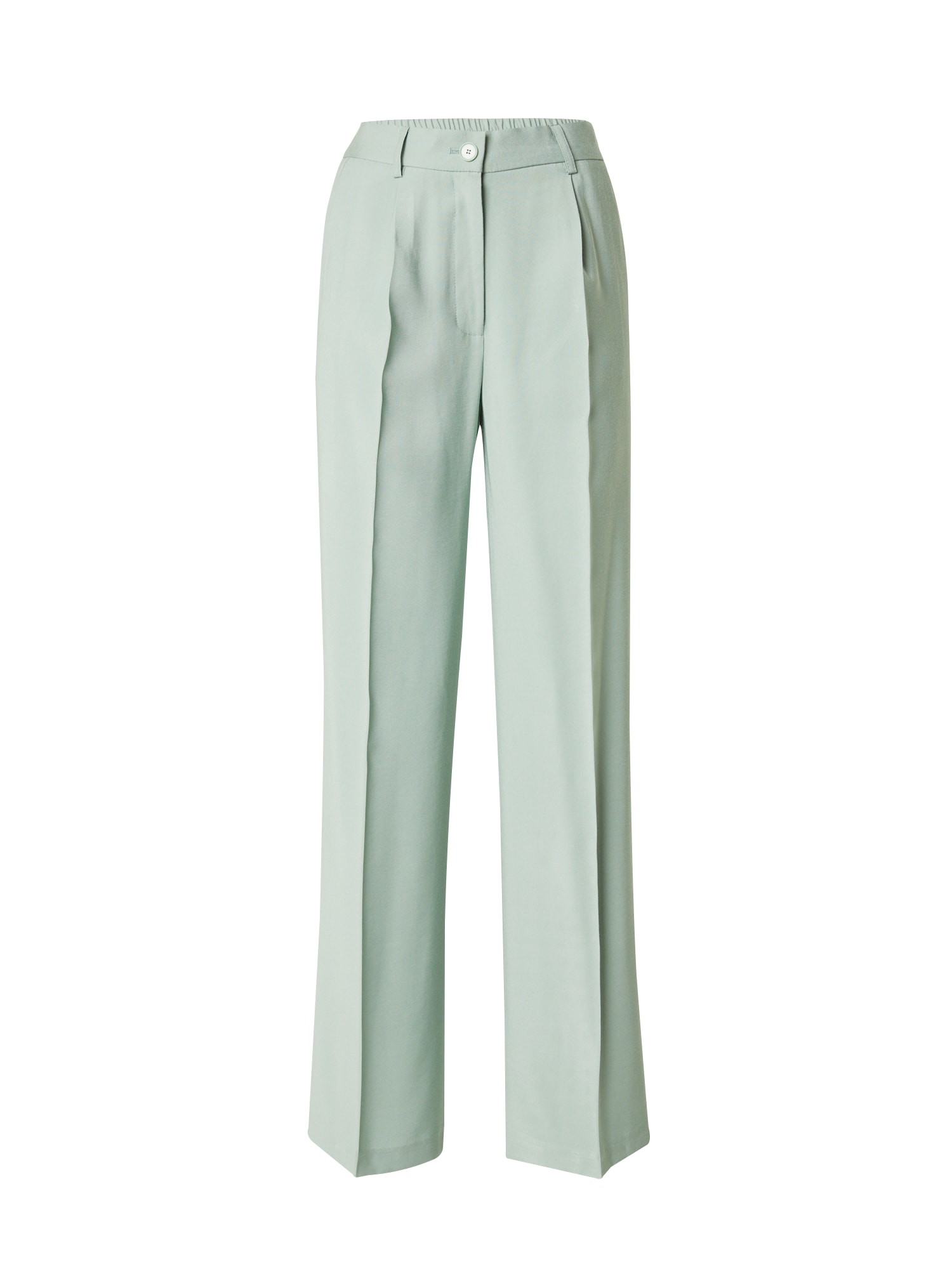 Tally Weijl Plisované nohavice  pastelovo zelená