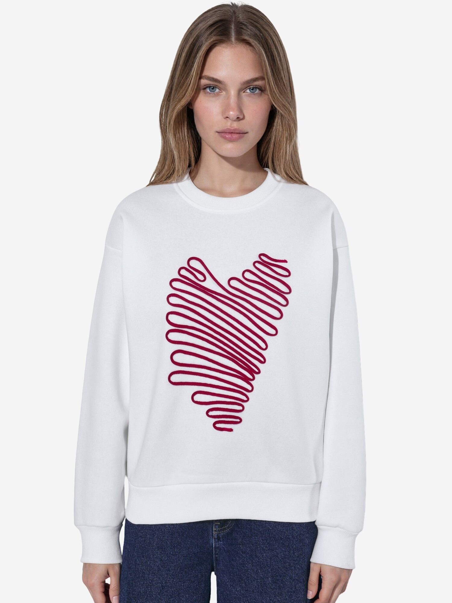 Hiccup Sweater majica crvena / bijela