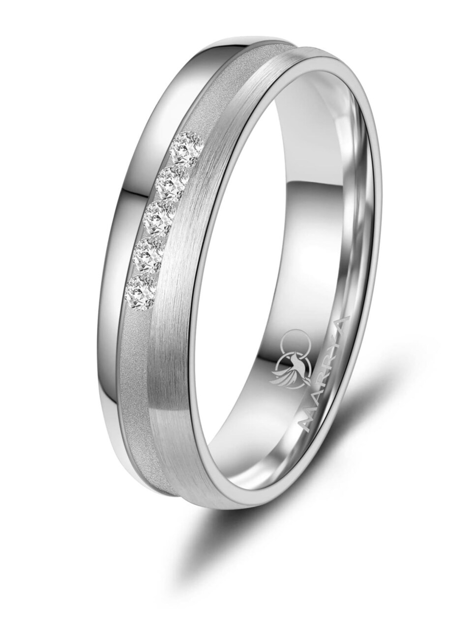Ring 'MARRYA SI-15 Ehering aus Silber'