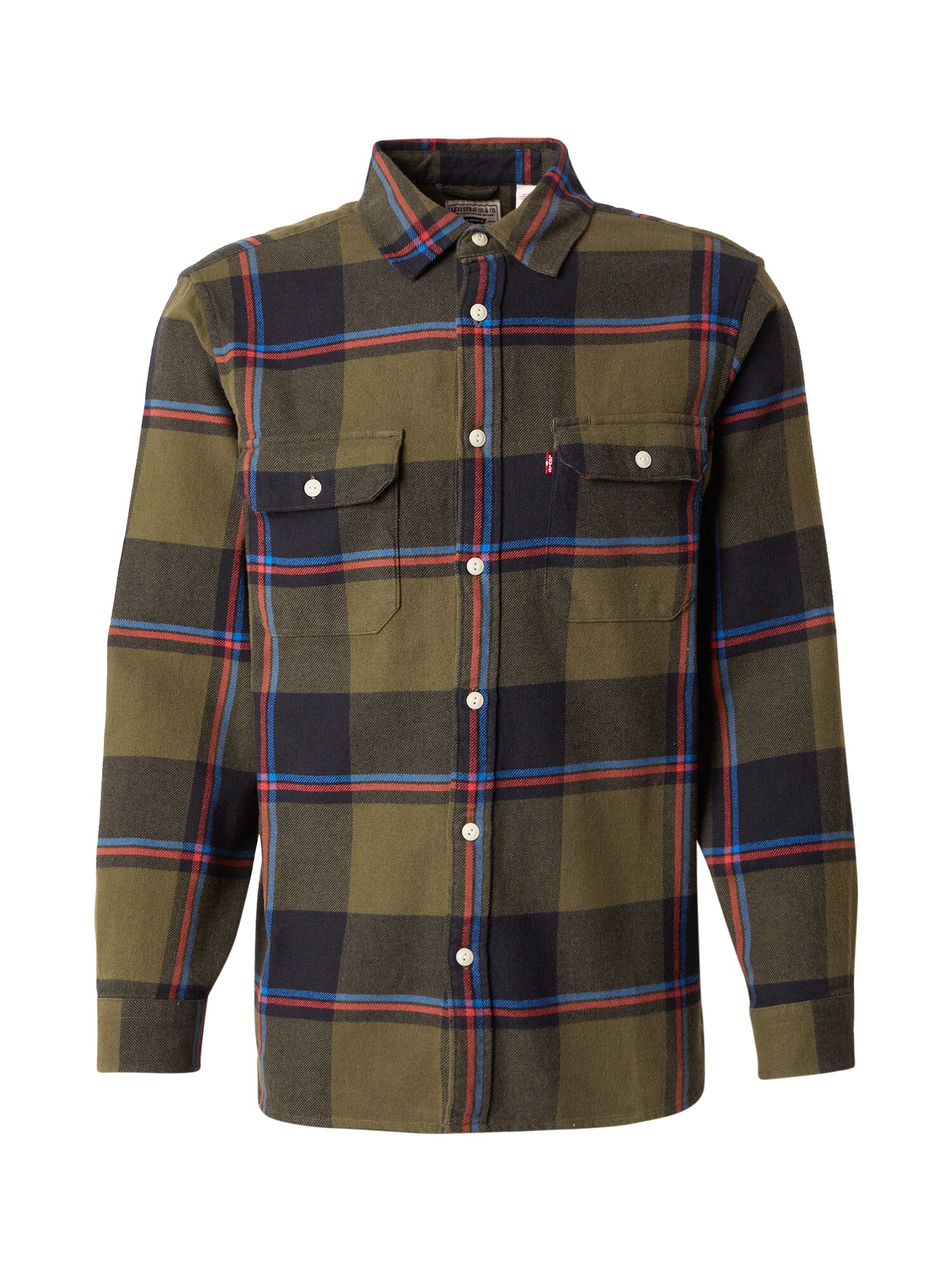 LEVIS ® Cămașă Jackson Worker  albastru / oliv / roșu / negru