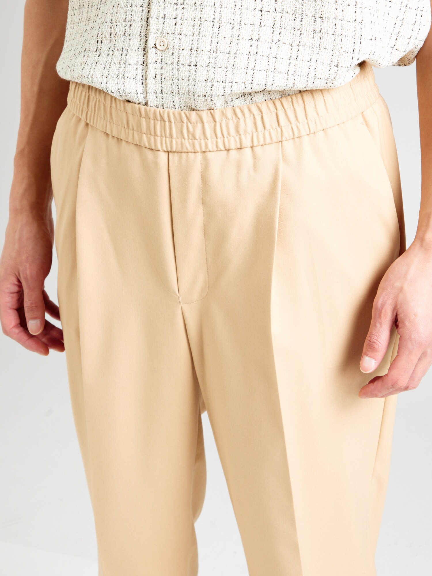 TOPMAN Plisované nohavice béžová (obrázok 5)