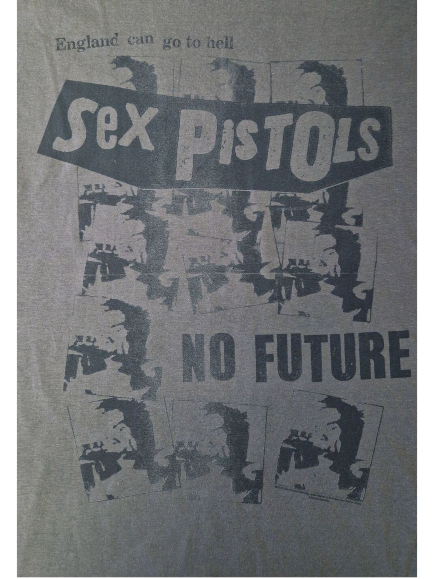 Sex Pistols Camiseta 'Sex Pistols No Future T-Shirt'  gris – imagen 3