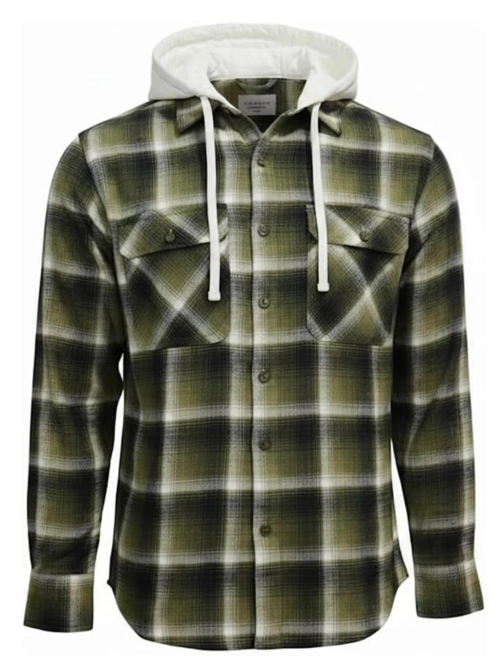 Radwa Skjorta 'Mens flannel with hooddie' herr