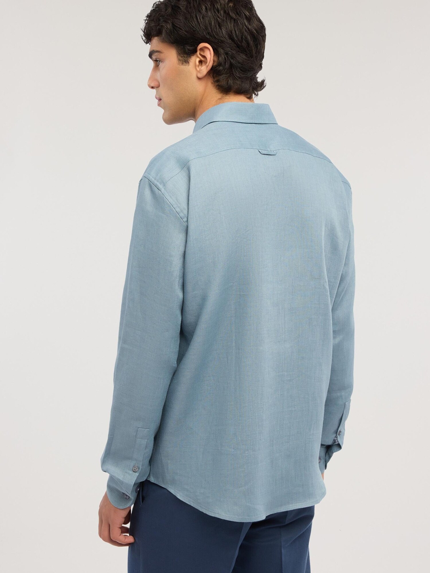 Trussardi Camisa azul – imagen 3