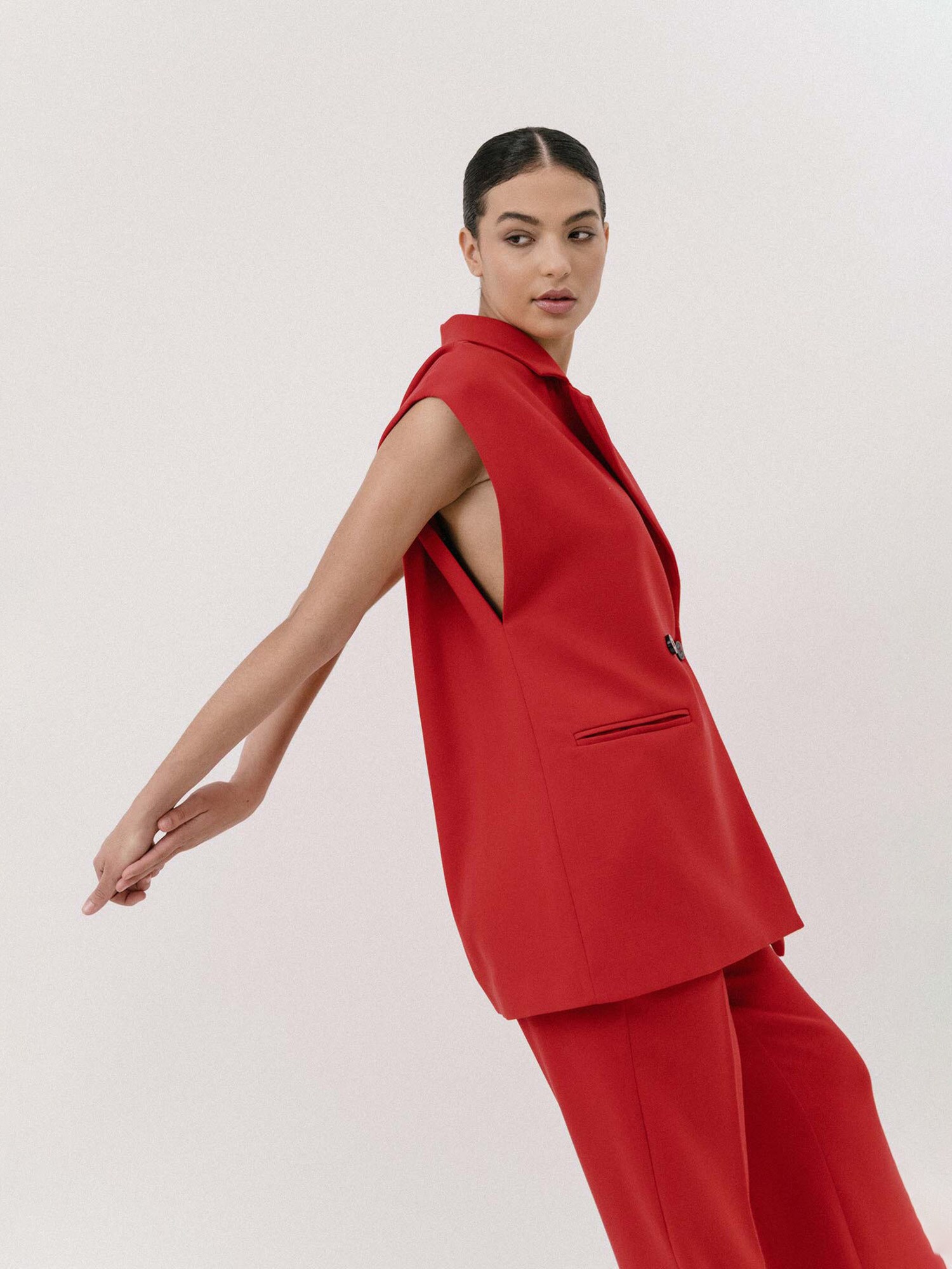 4TAILORS Vestă 'Spice It Up'  roșu