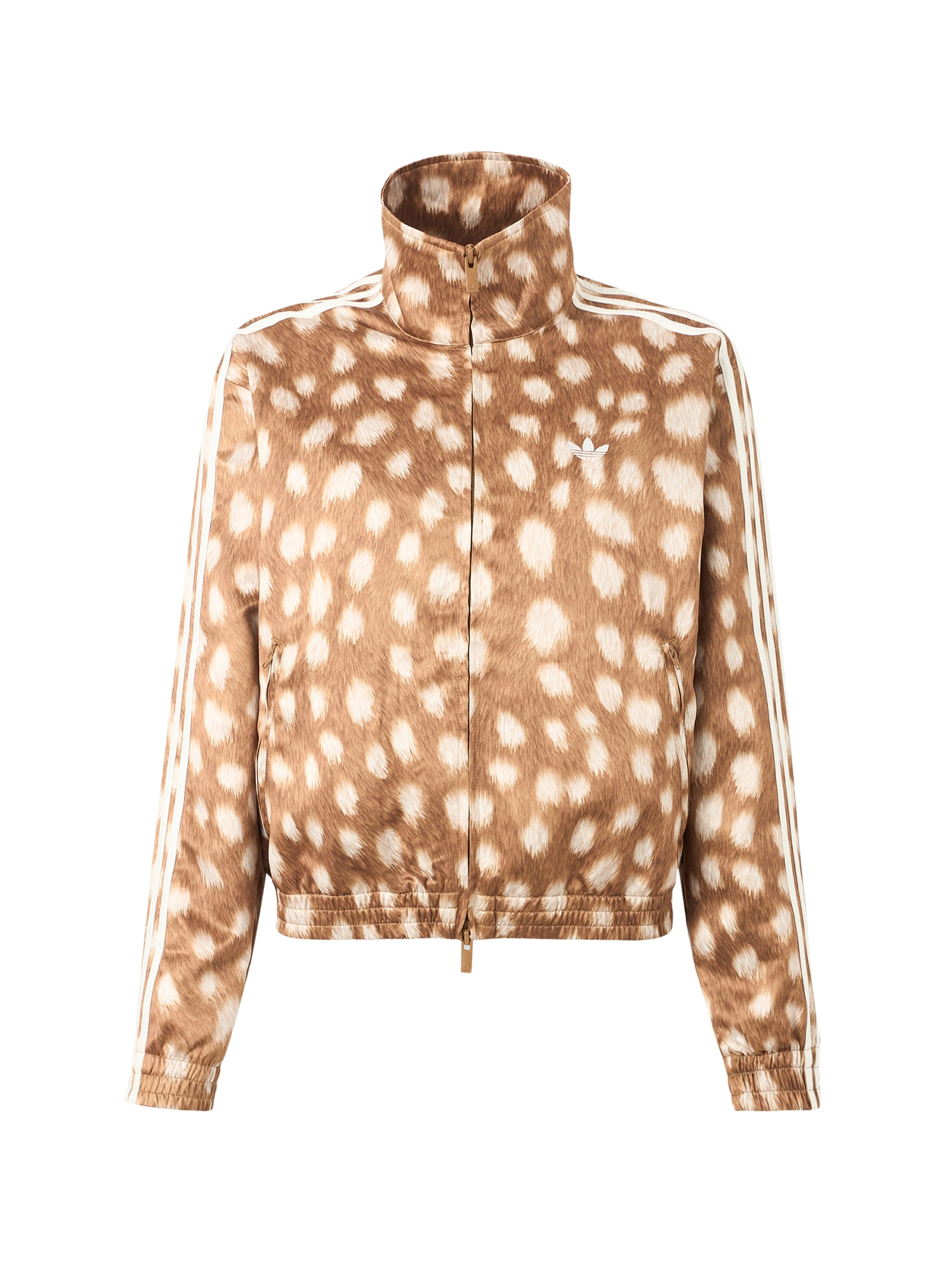 ADIDAS ORIGINALS Prehodna jakna  svetlo rjava / bela