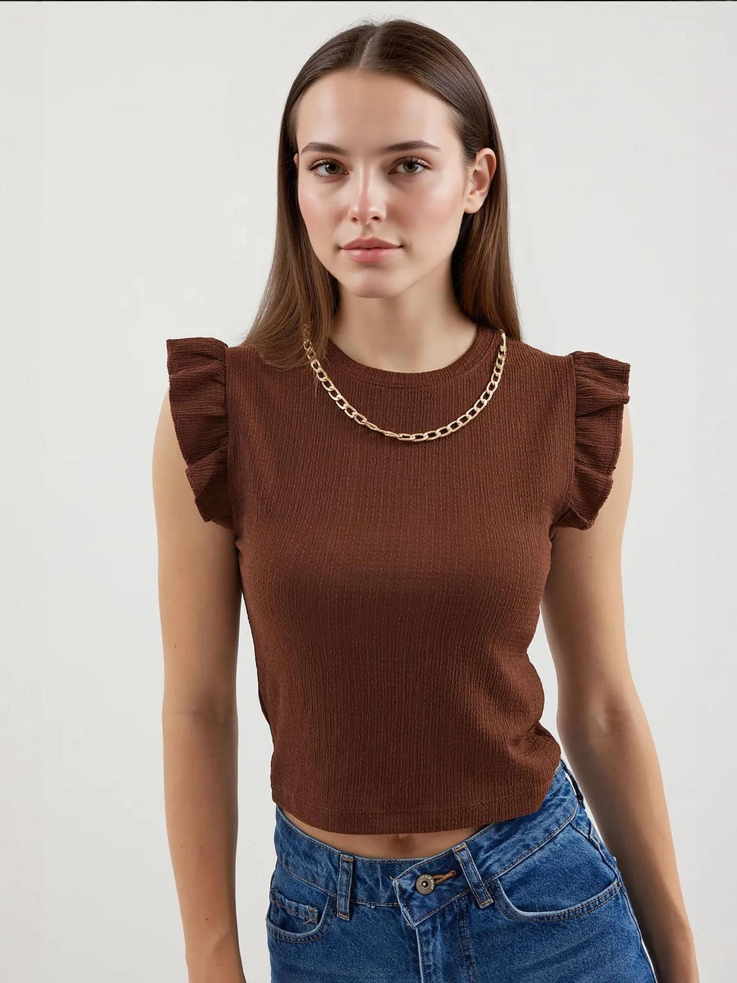 Bigdart Bluza kestenjasto smeđa