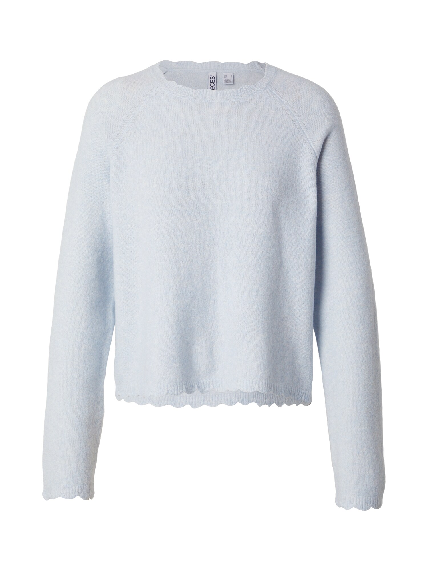 PIECES Pulover PCRath  albastru deschis